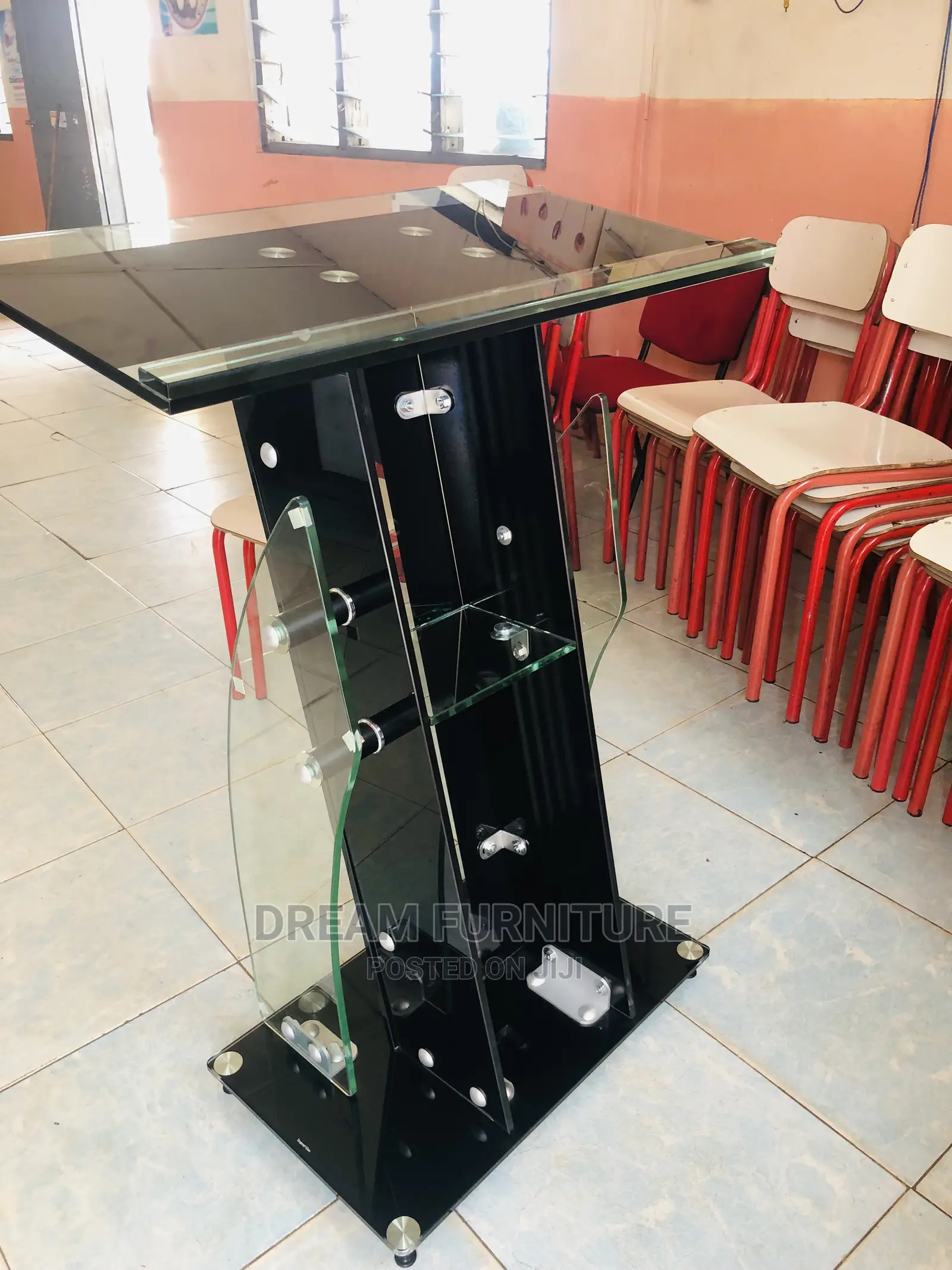 Imported Glass Pulpit