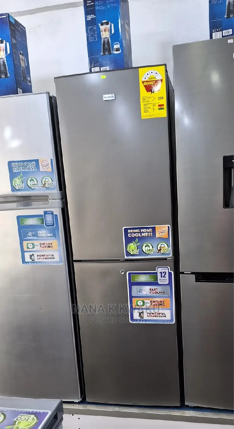 Nasd2-30_nasco Double Door Fridge_with Bottom Freezer