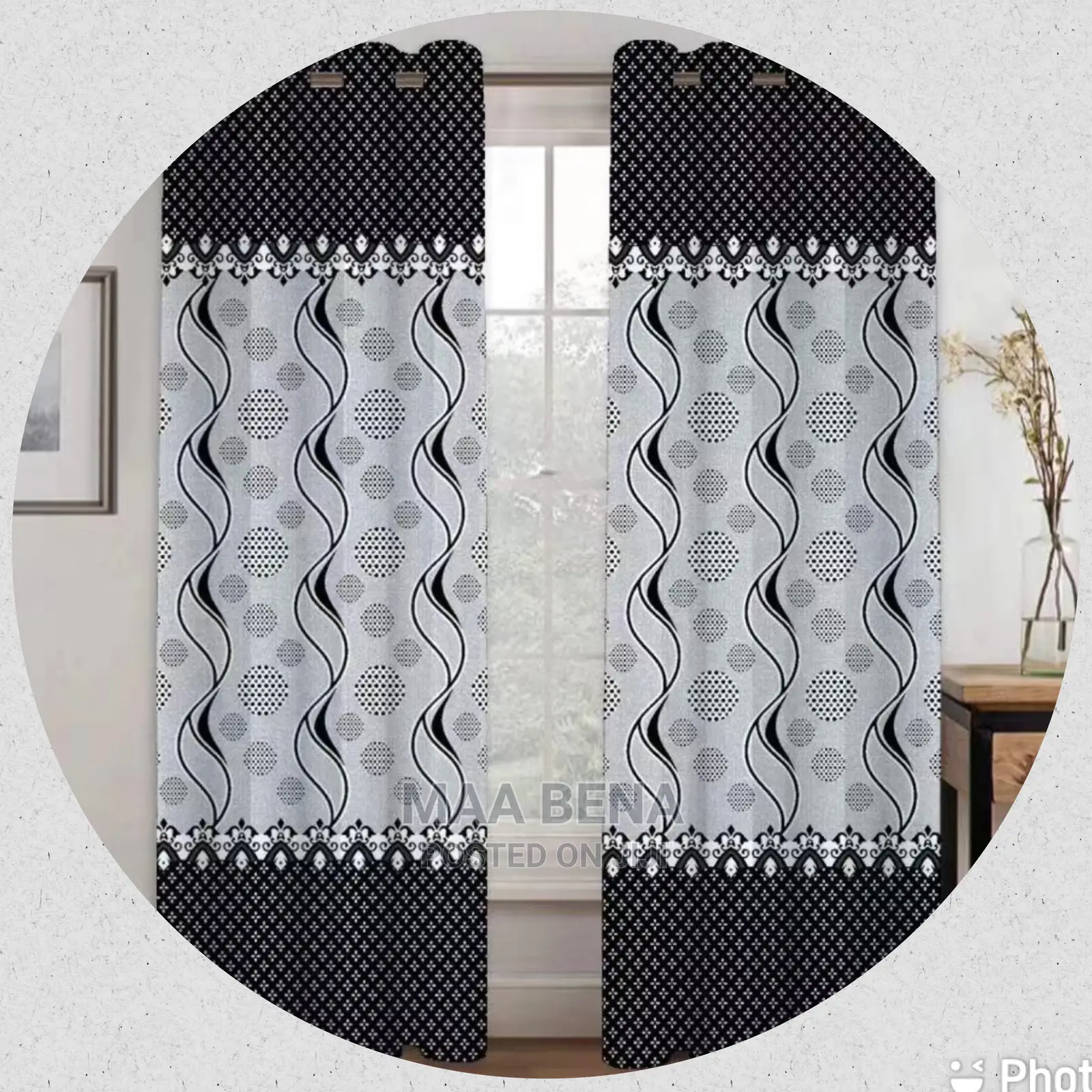Thick Sunblock Curtain - 2in1