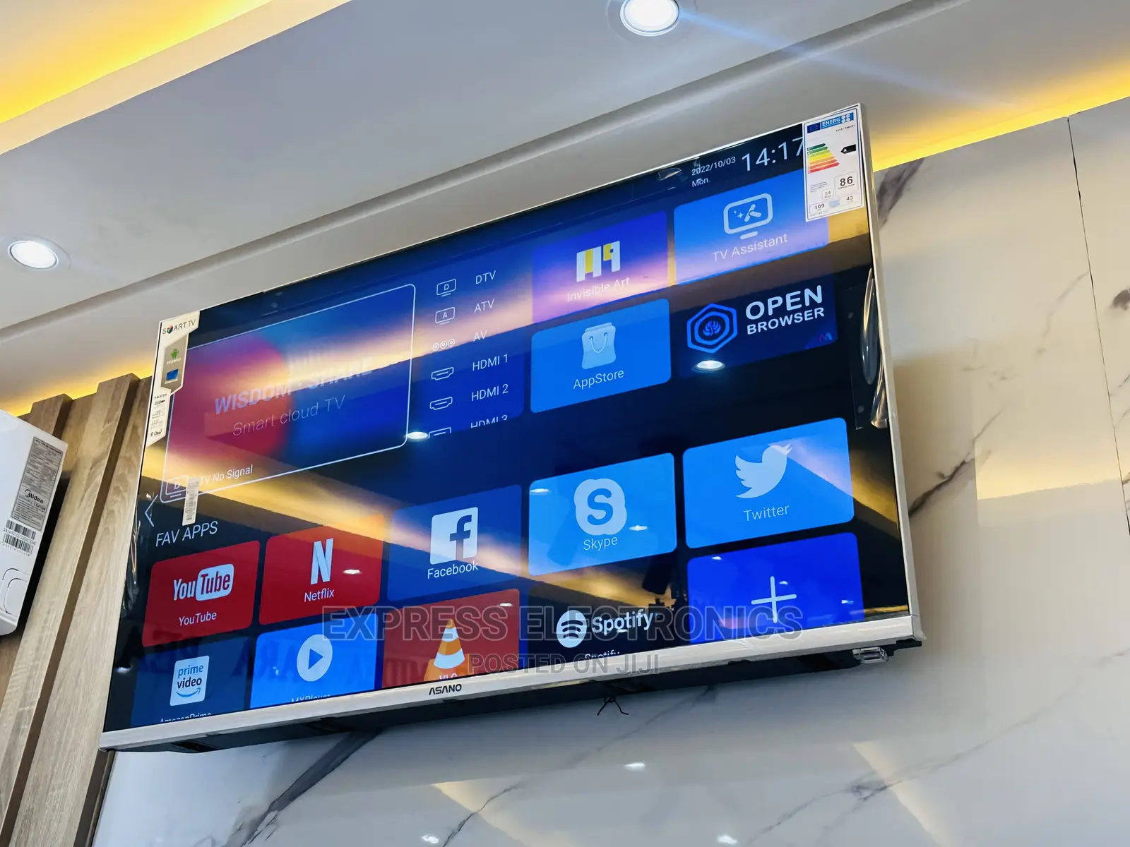 Brand~New Asano Android Smart 50”Bluetooth Uhd Tv