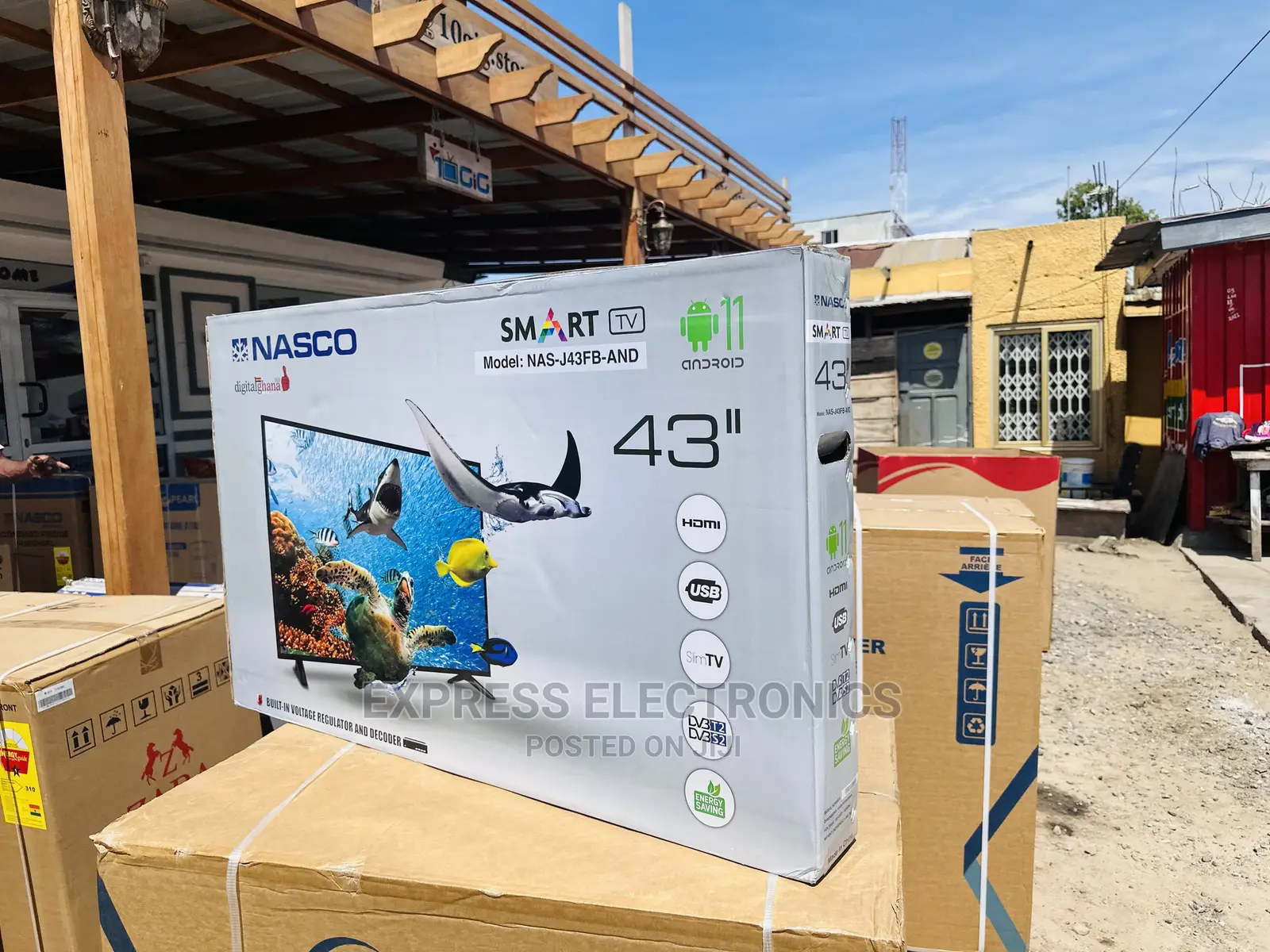 Cool Price Nasco Smart Satellite  43”FHD Tv 