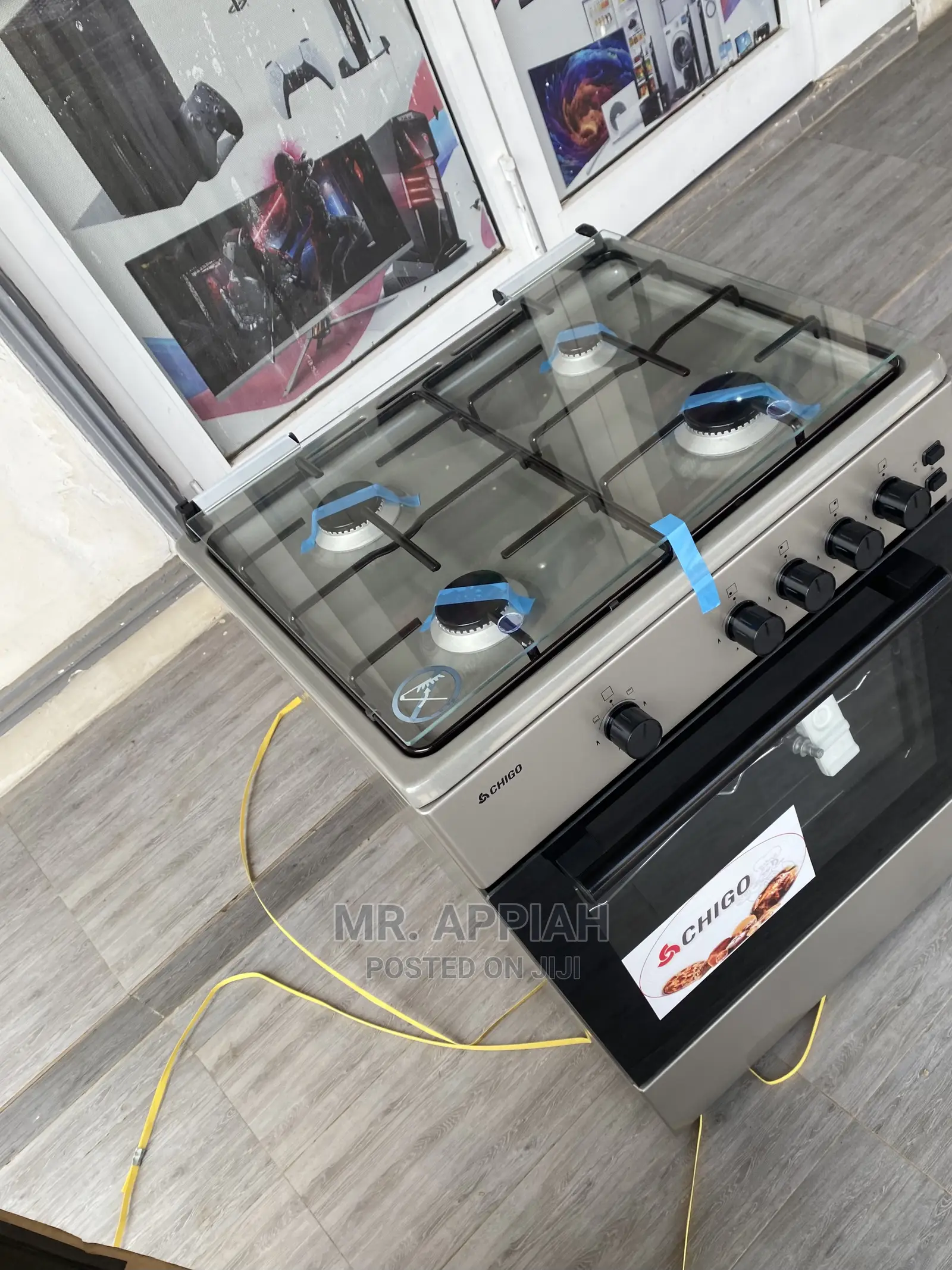 Eco-Friendly 60*60 4 Gas Burner at Best Deal(Oven Grill).