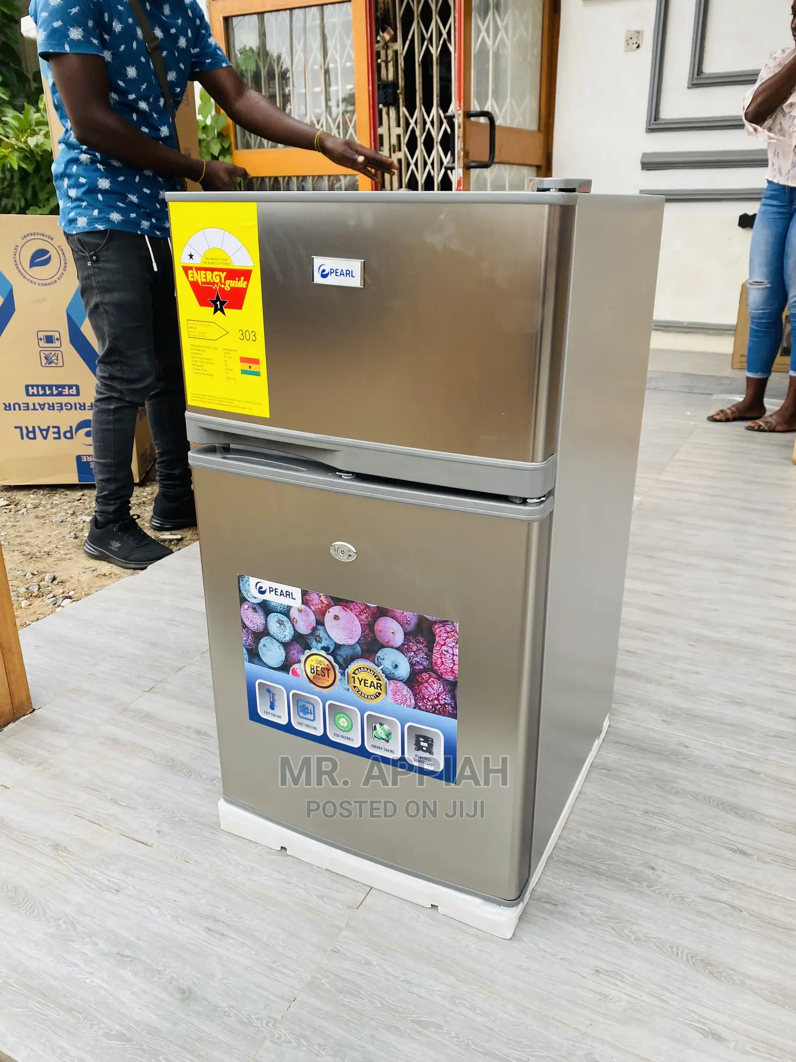 Get a Discount on Pearl Double Door Fridge(10T) 
