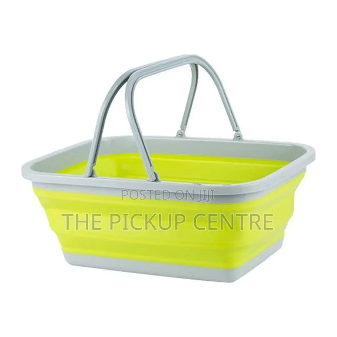 Collapsible Foldable Basket With Carry Handles