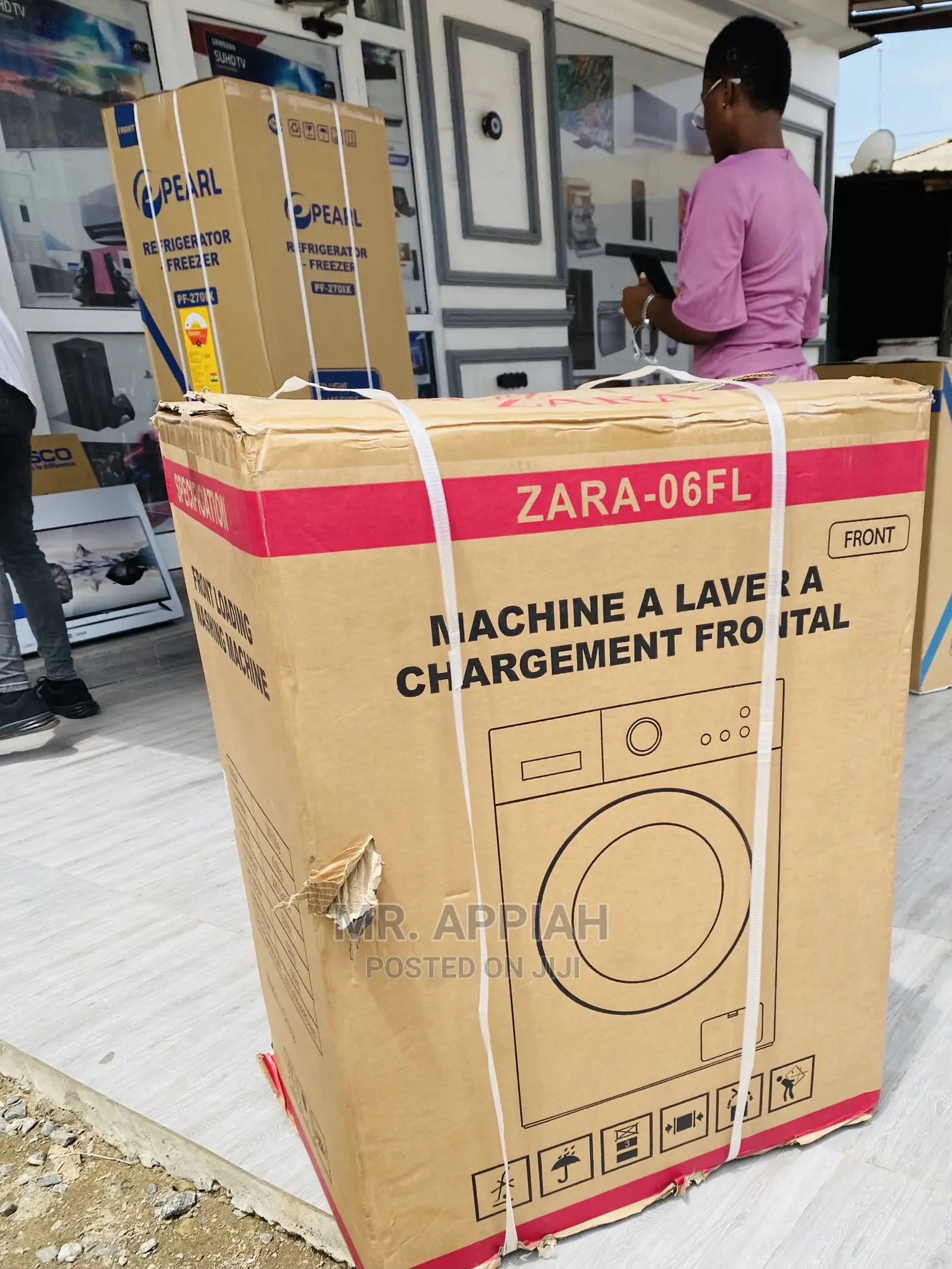 Get a Discount on Zara 6kg Frontload Washing Machine(White)