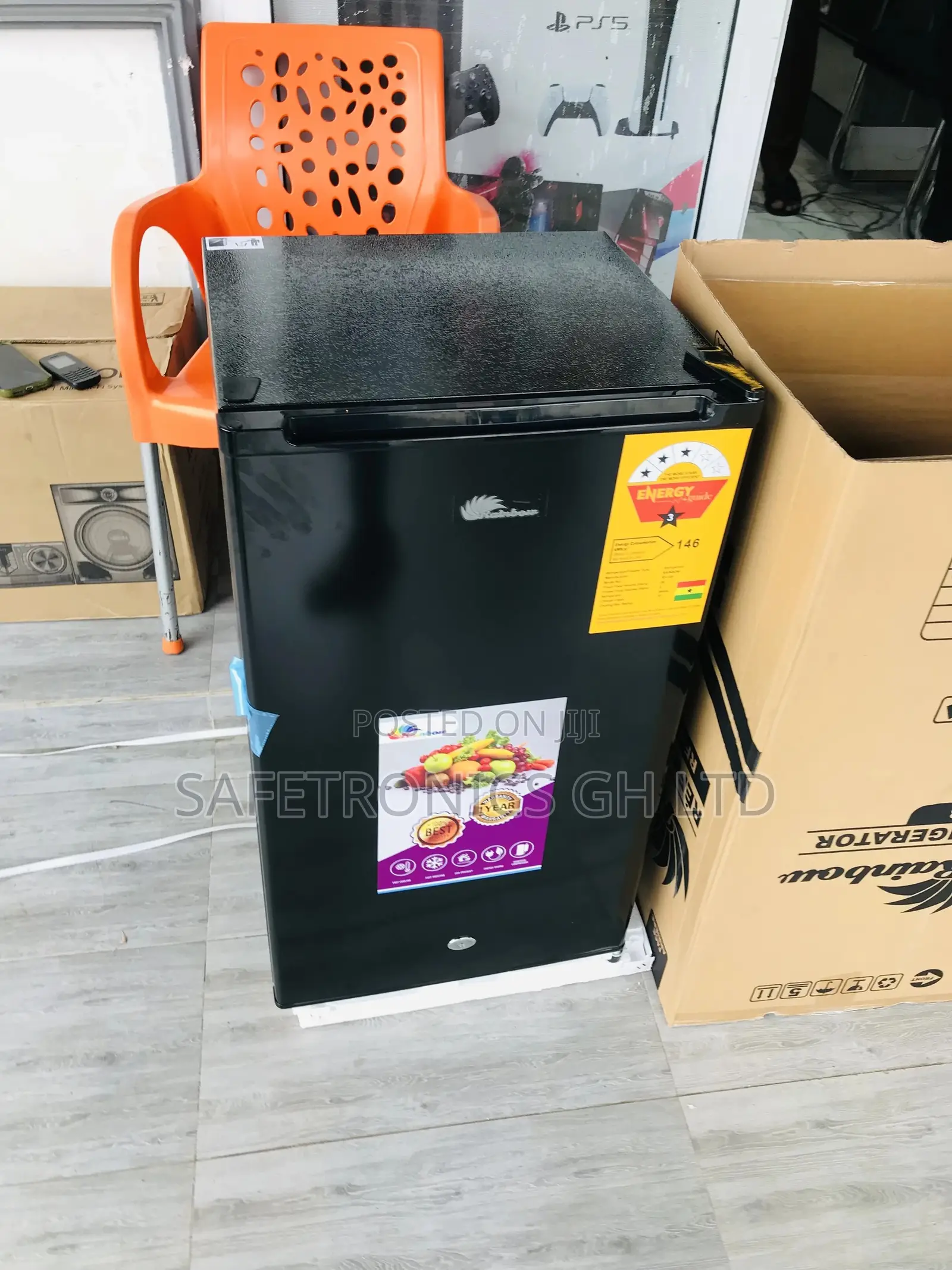 Rainbow Singledoor Topfreezer 93L Fridge Tabletop