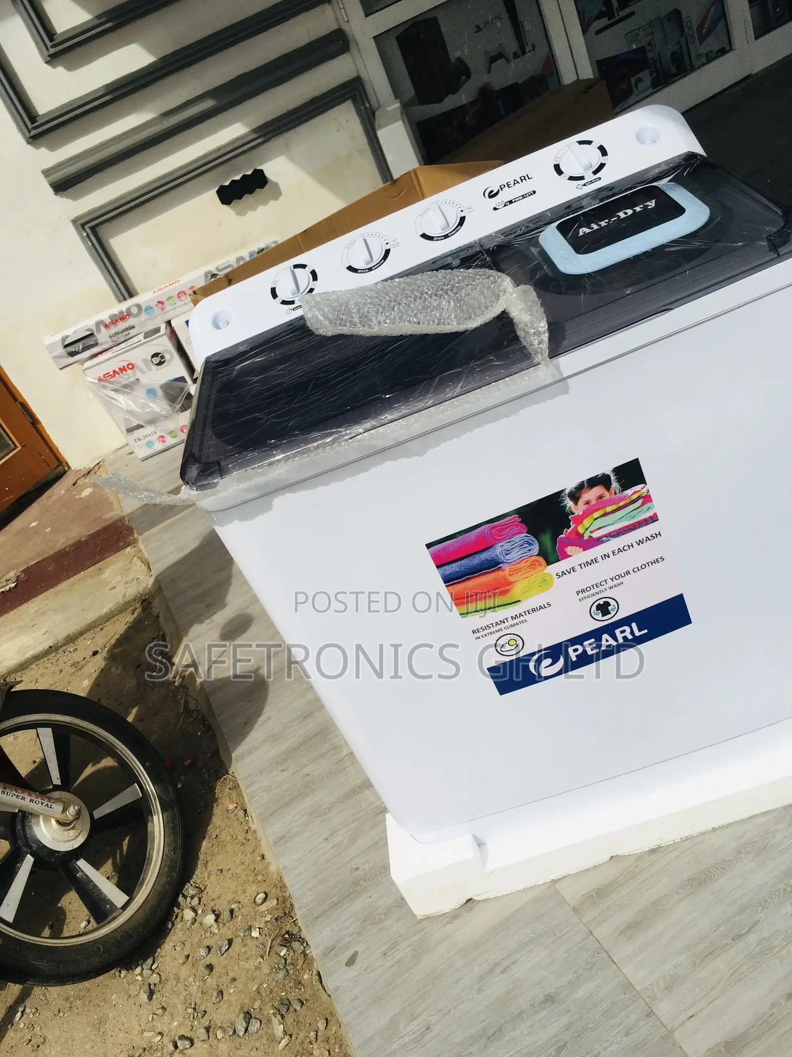 Perfect Washingmachine Fullyautomatic 12kg Pearl Topload