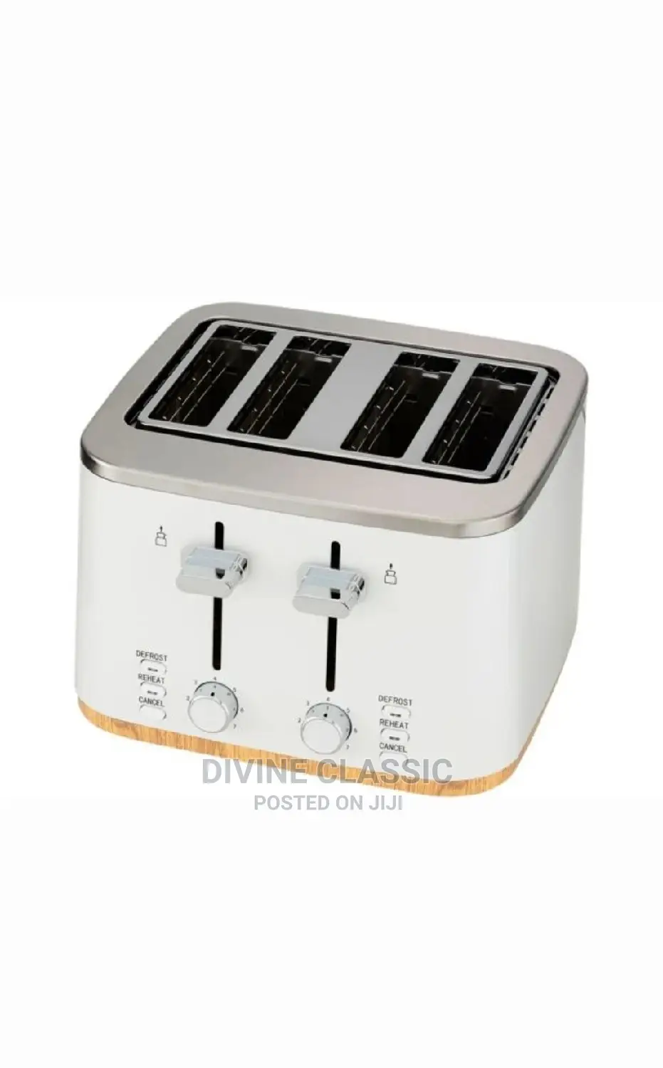 4 Slice Stainless Steel Toaster