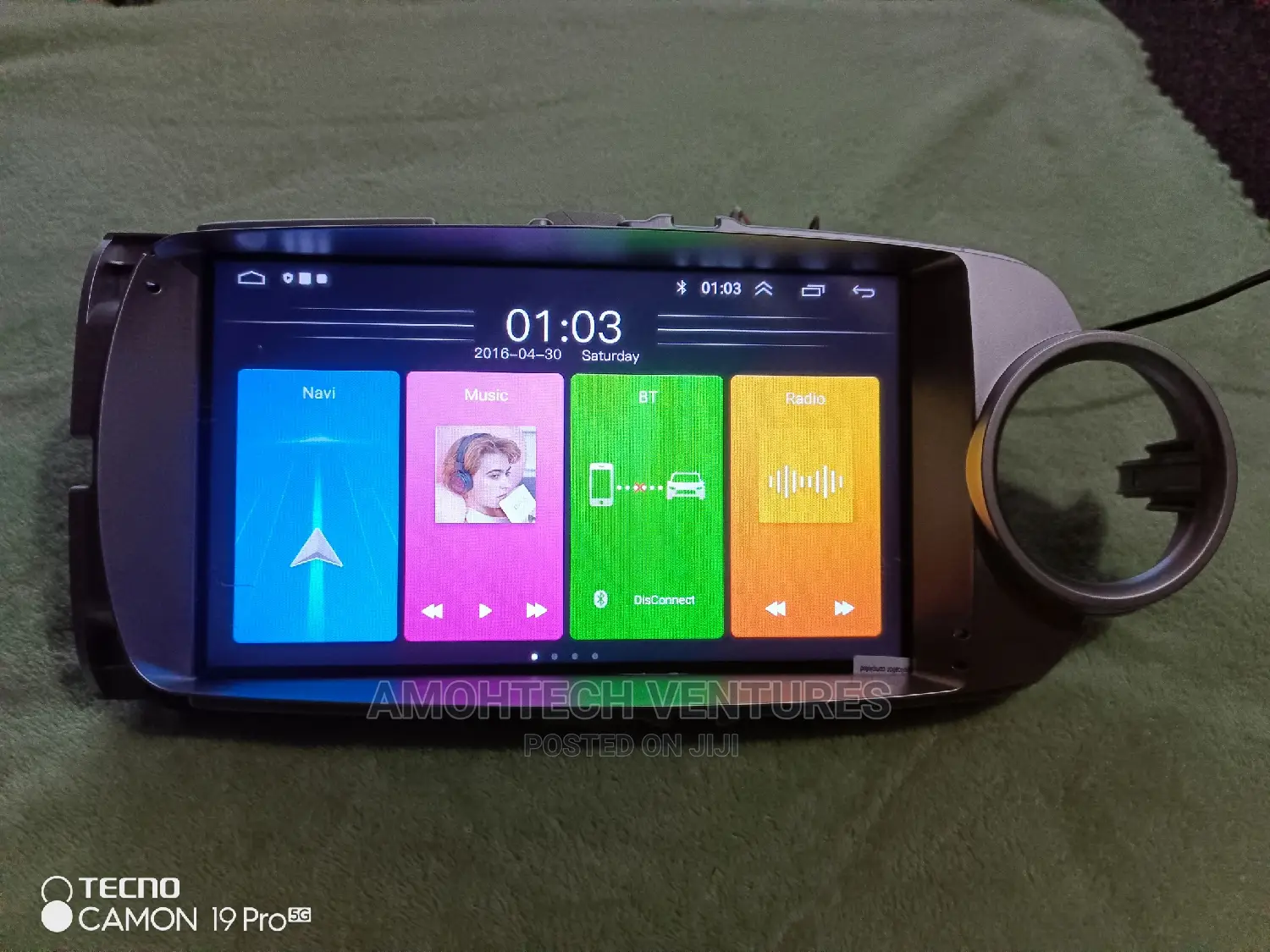 Toyota Vitz/Yaris 2012 + Carplay and Android Auto