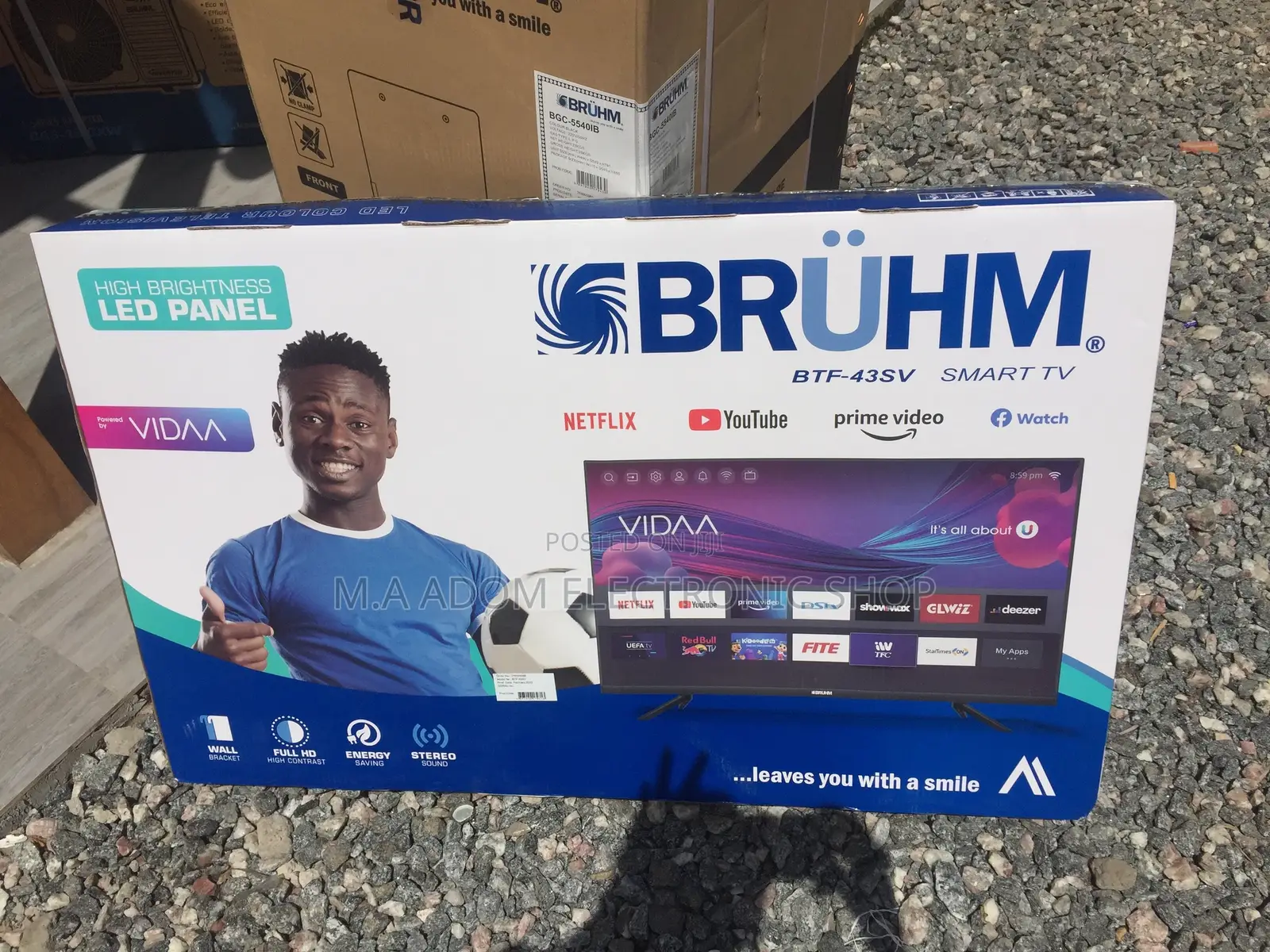 New Acquire Bruhm 43′′ FULL HD Smart LED TV [ BTF-43SV]