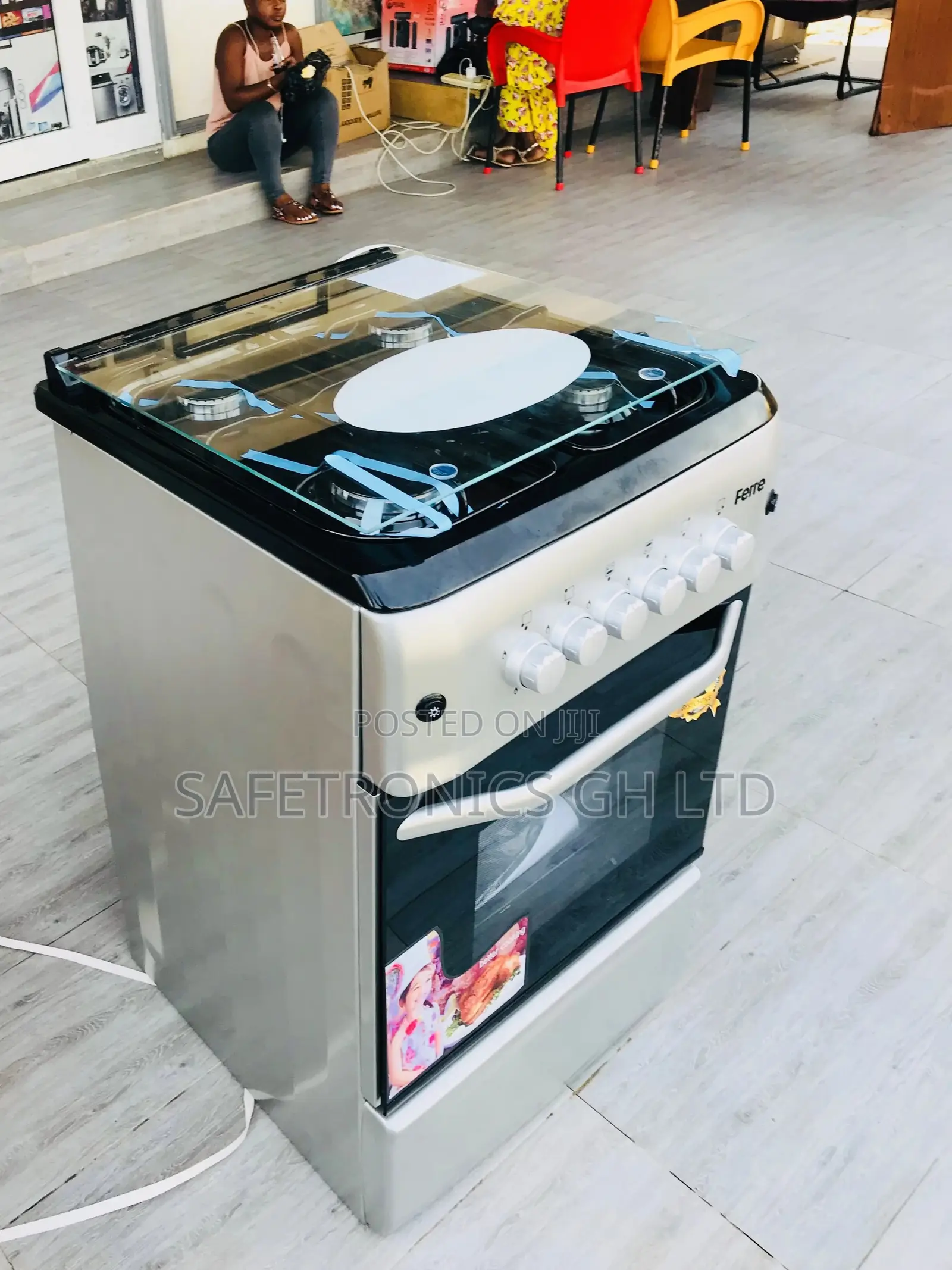 4 Gas Burner Oven With Grill Ferre 50x55 Fabulous Cooker