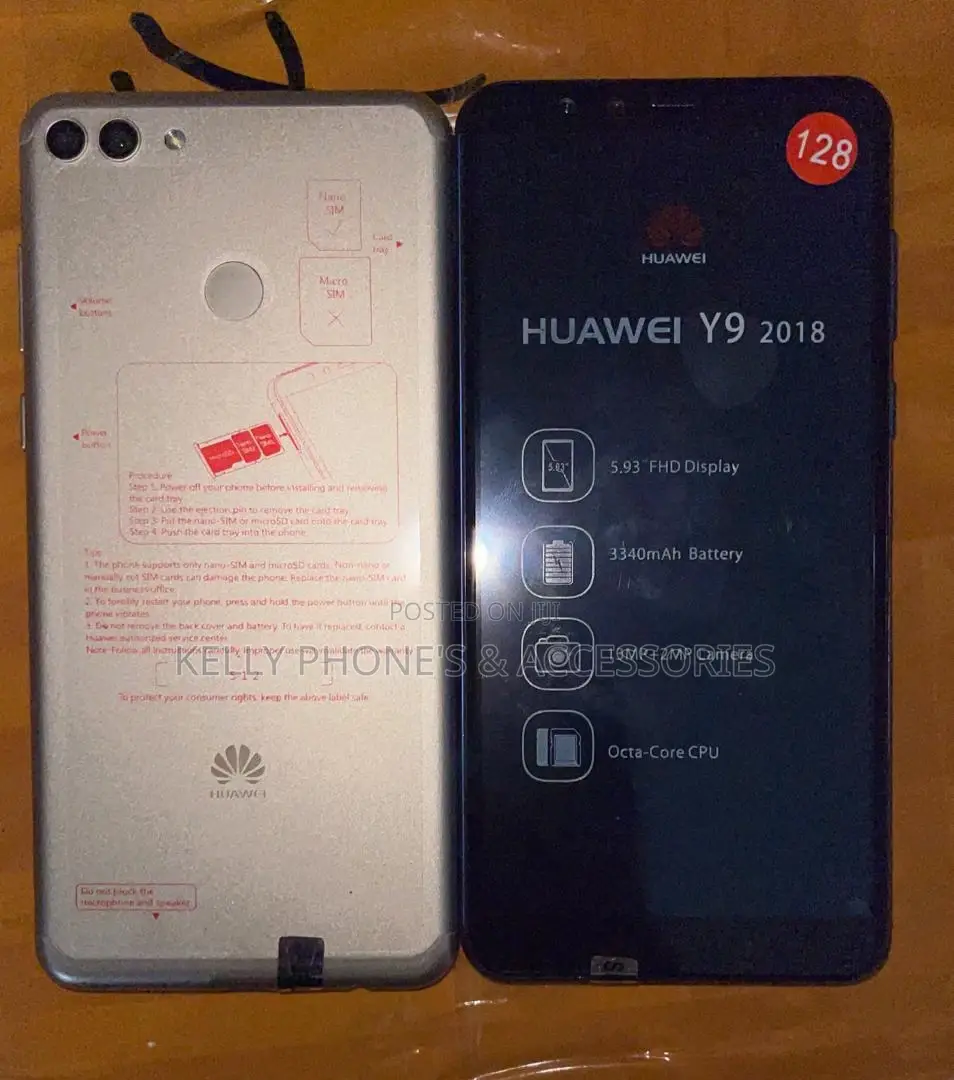 Huawei Y9 2018 128 GB Gold