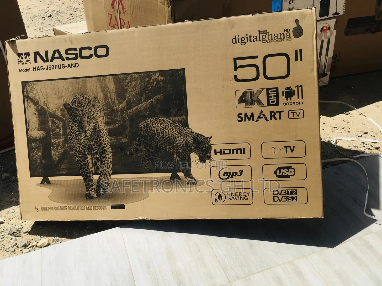 Original Nasco Best 50 Inches Smart Glossy LED Tv 