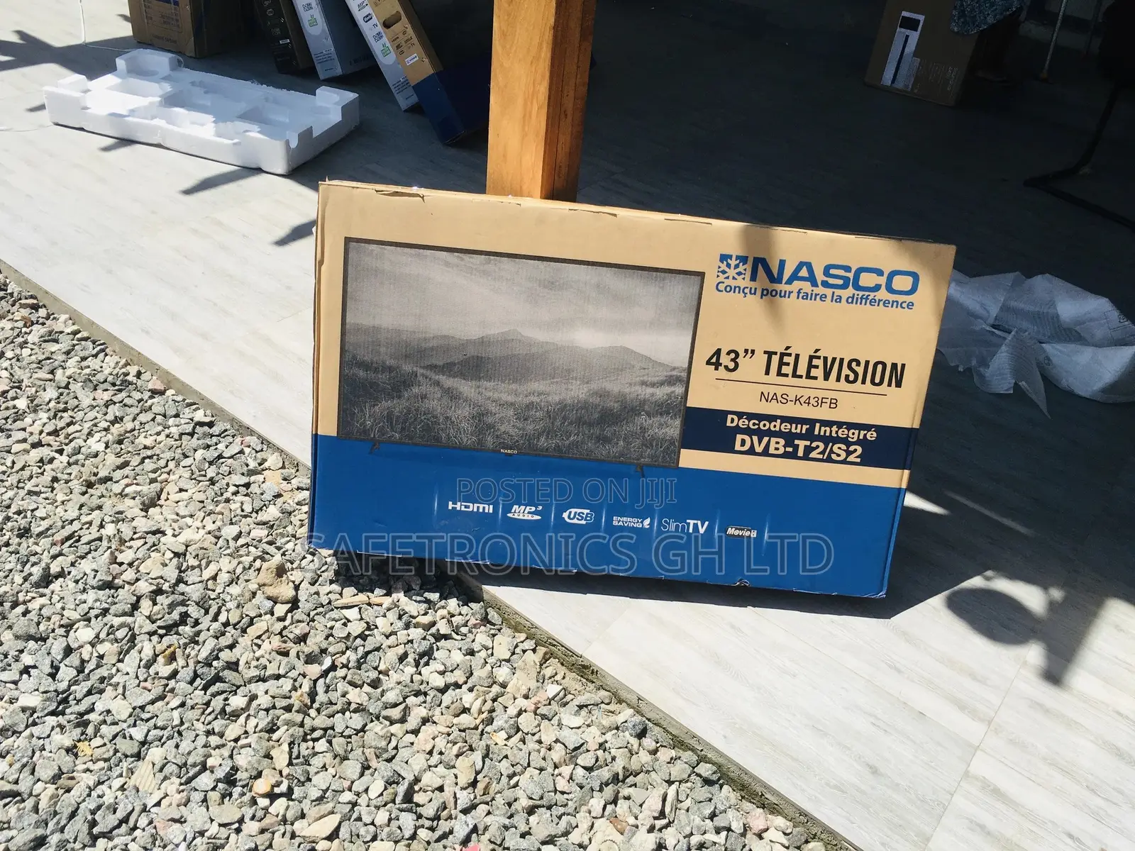 Brand New Digital 43 Inches Glossy LED Nasco Tv 