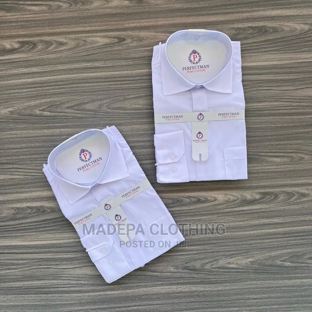 Quality Oxford Polo White Shirt
