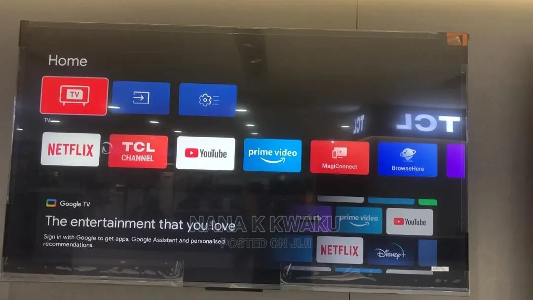 At Frameless_tcl 43inches Smart Uhd TV
