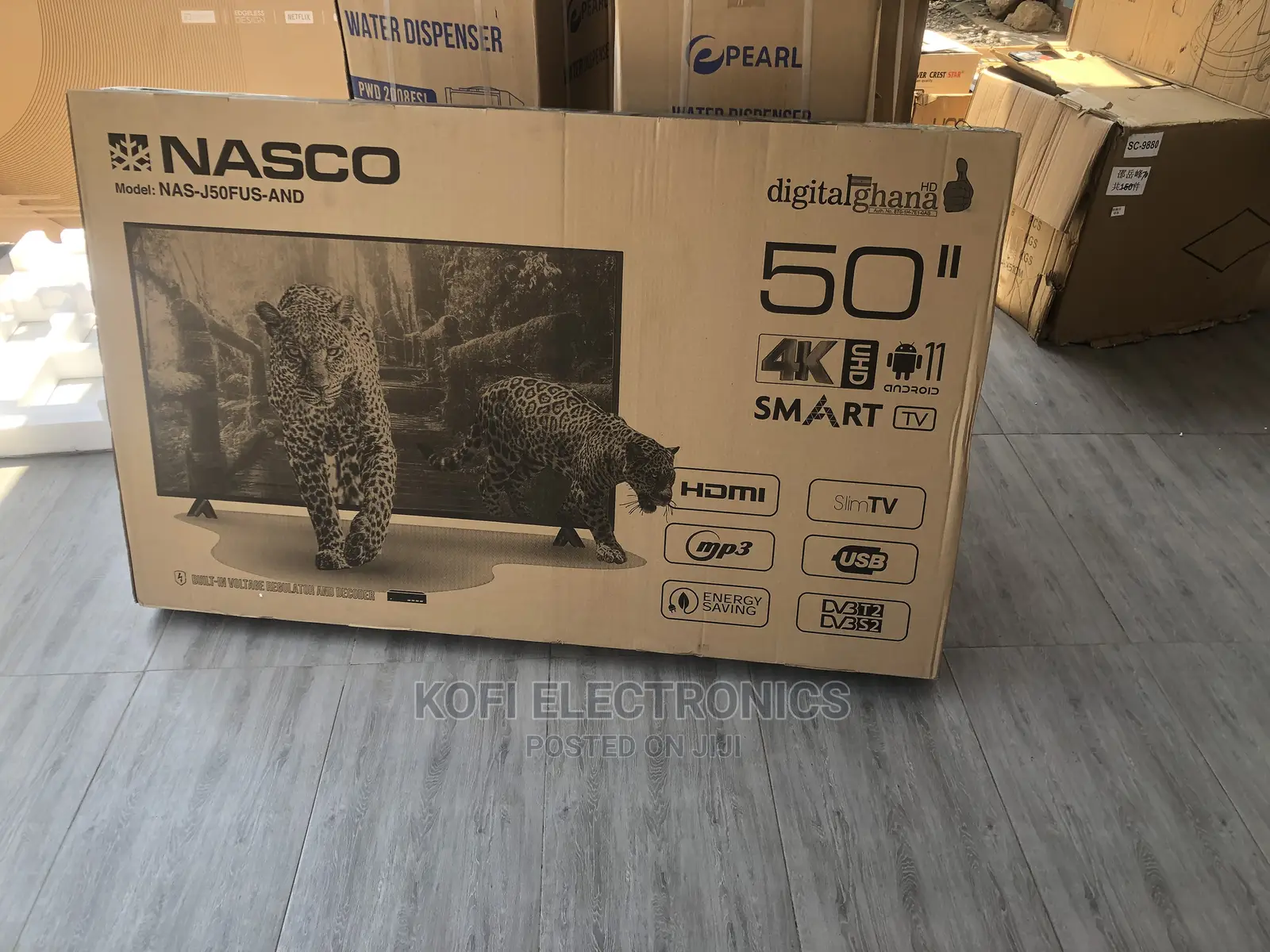 Nasco UHD Smart Flat 50inches 4k TV (NAS-J50FUS)