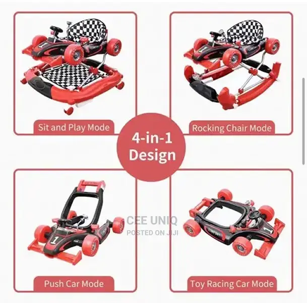 Brightbebe High Quality Multifunctional 3 in 1 Baby Walker