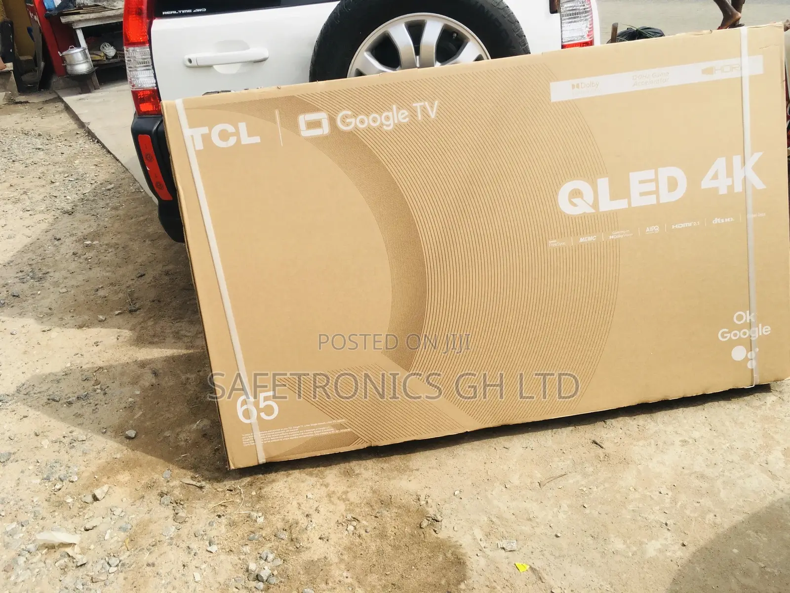65 Inches Glossy QLED UHD Smart TCL Tv