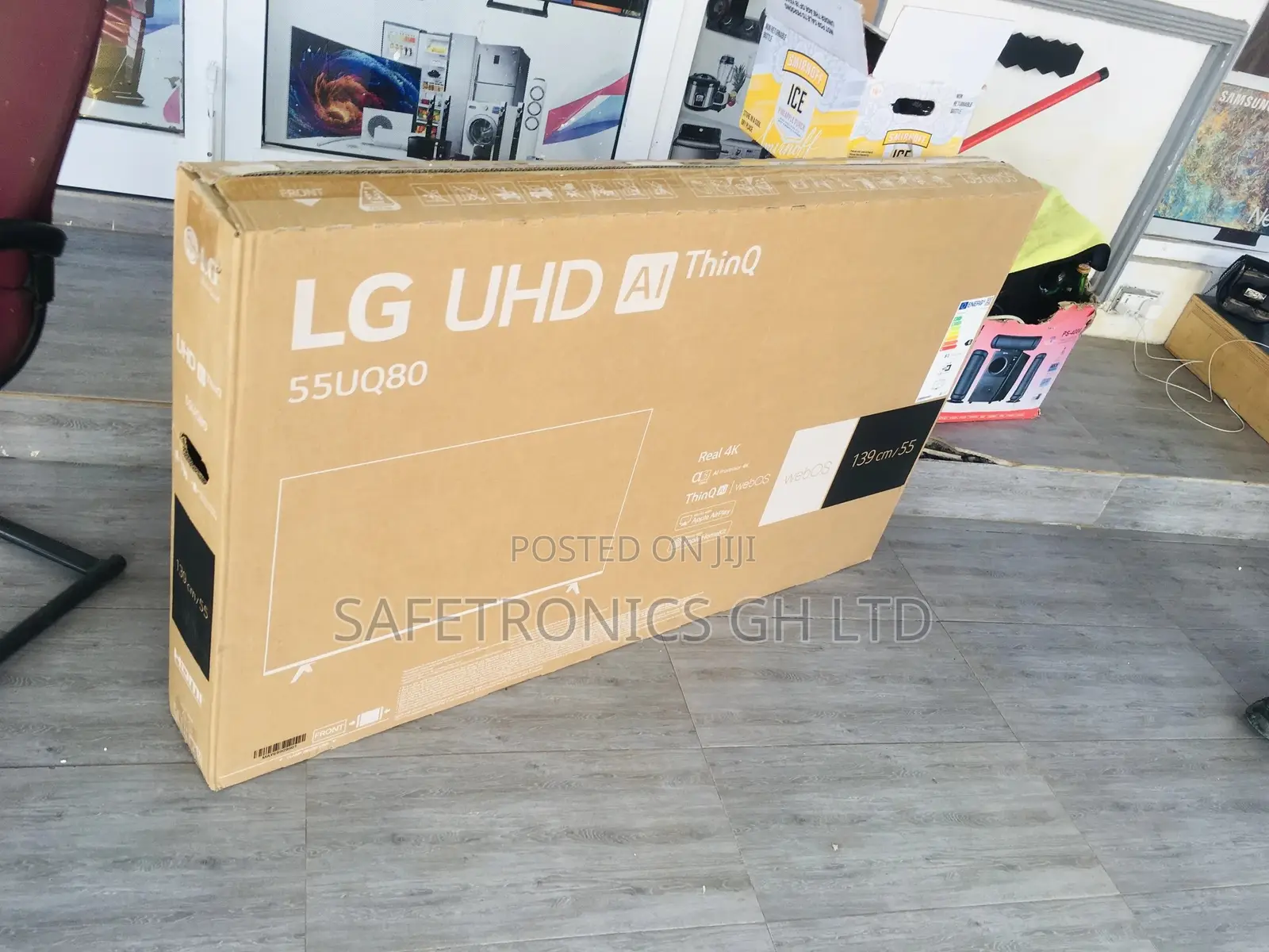 Classic LG UHD Smart Led Glossy 55 Inches UQ80 Tv