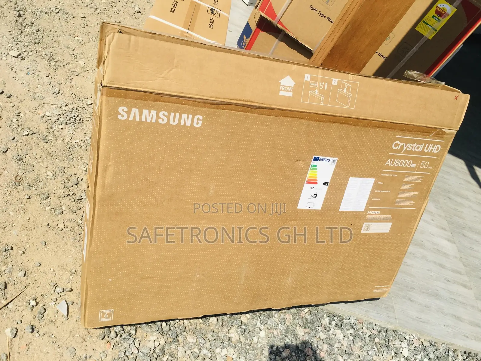 Real Smart Samsung AU80 50 Inches Glossy LED Tv