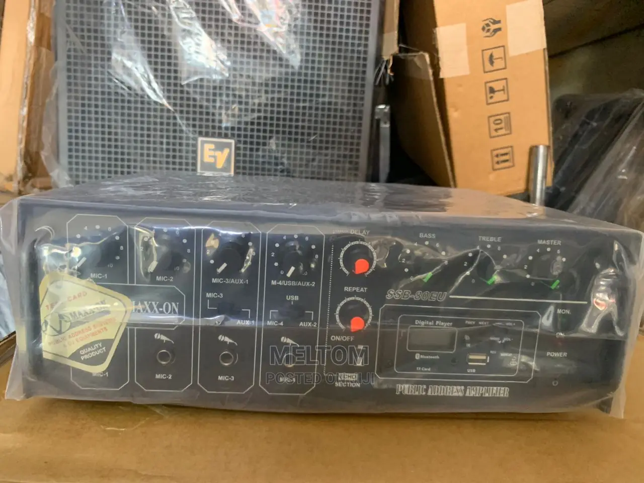 Public Address Amplifier (MAXX-ON SSB-80EU)