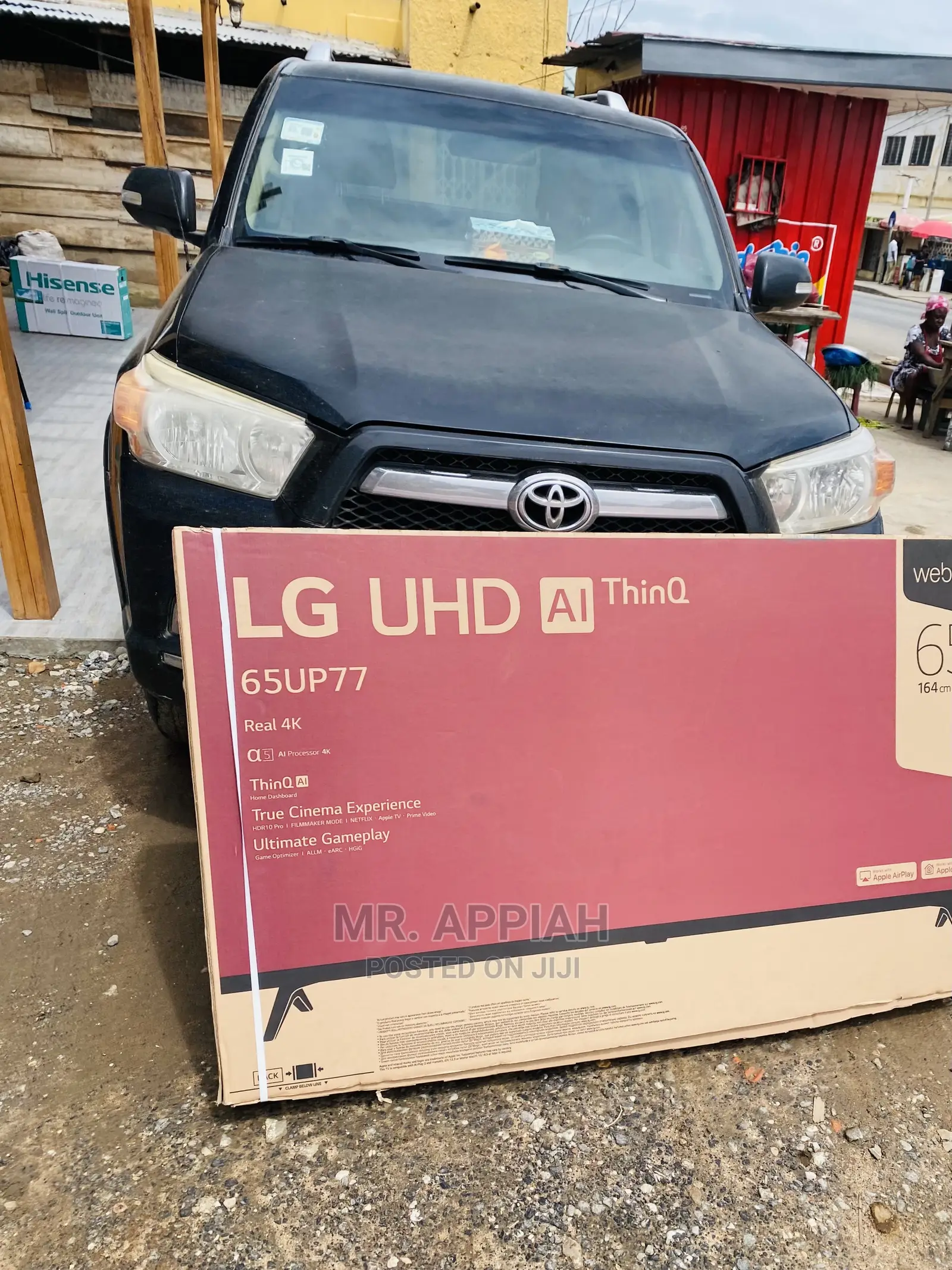 Energy Cost Saving LG 65” LG65UP7750 UHD LED Tv(Black) 