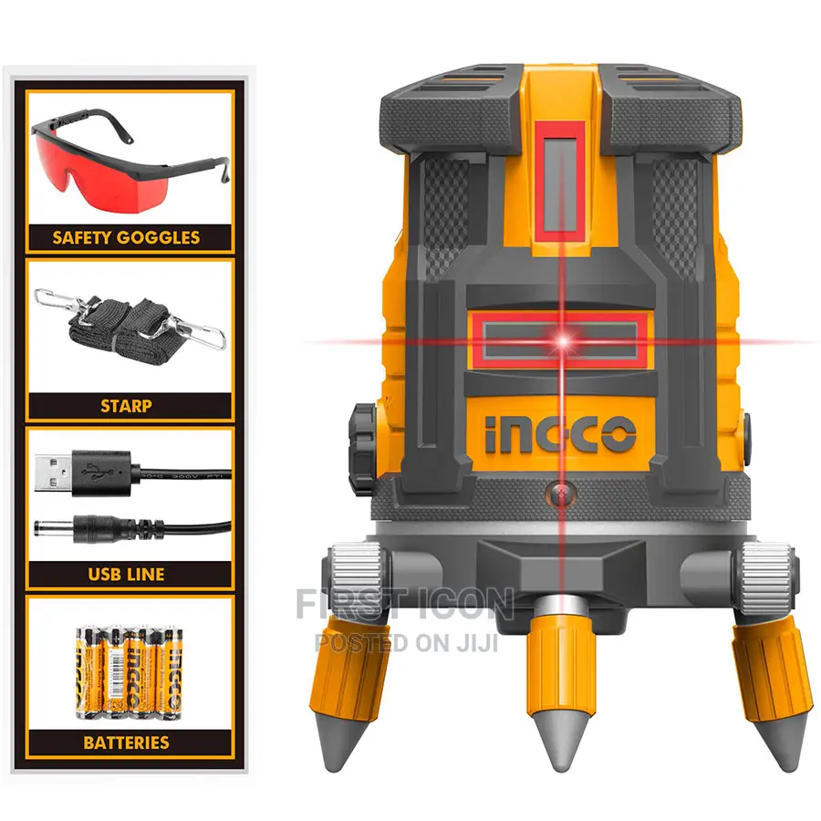 Self-Leveling Line 
Laser(Red Laser Beams)