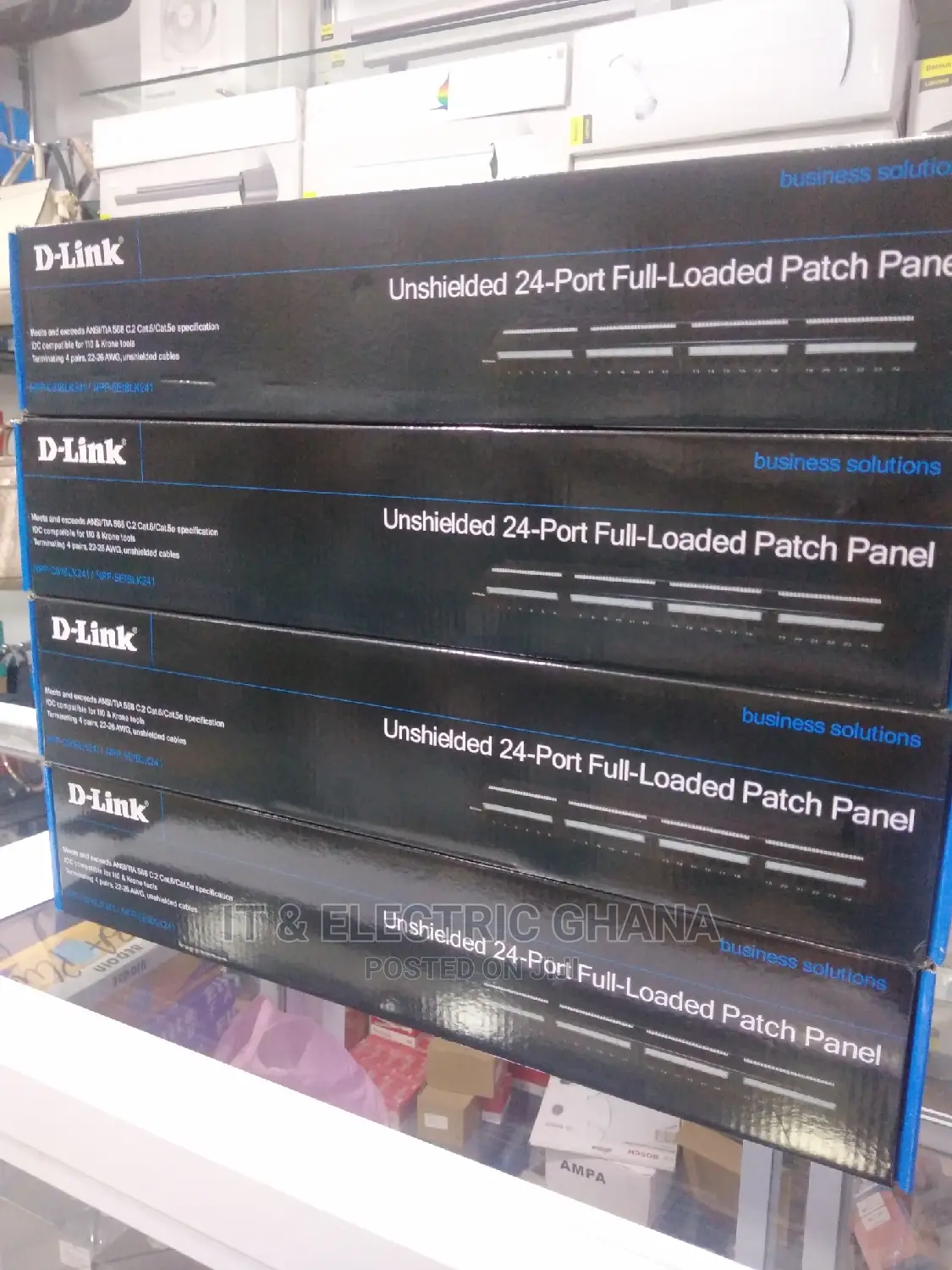 Dlink 24 Port Loaded Patch Panel