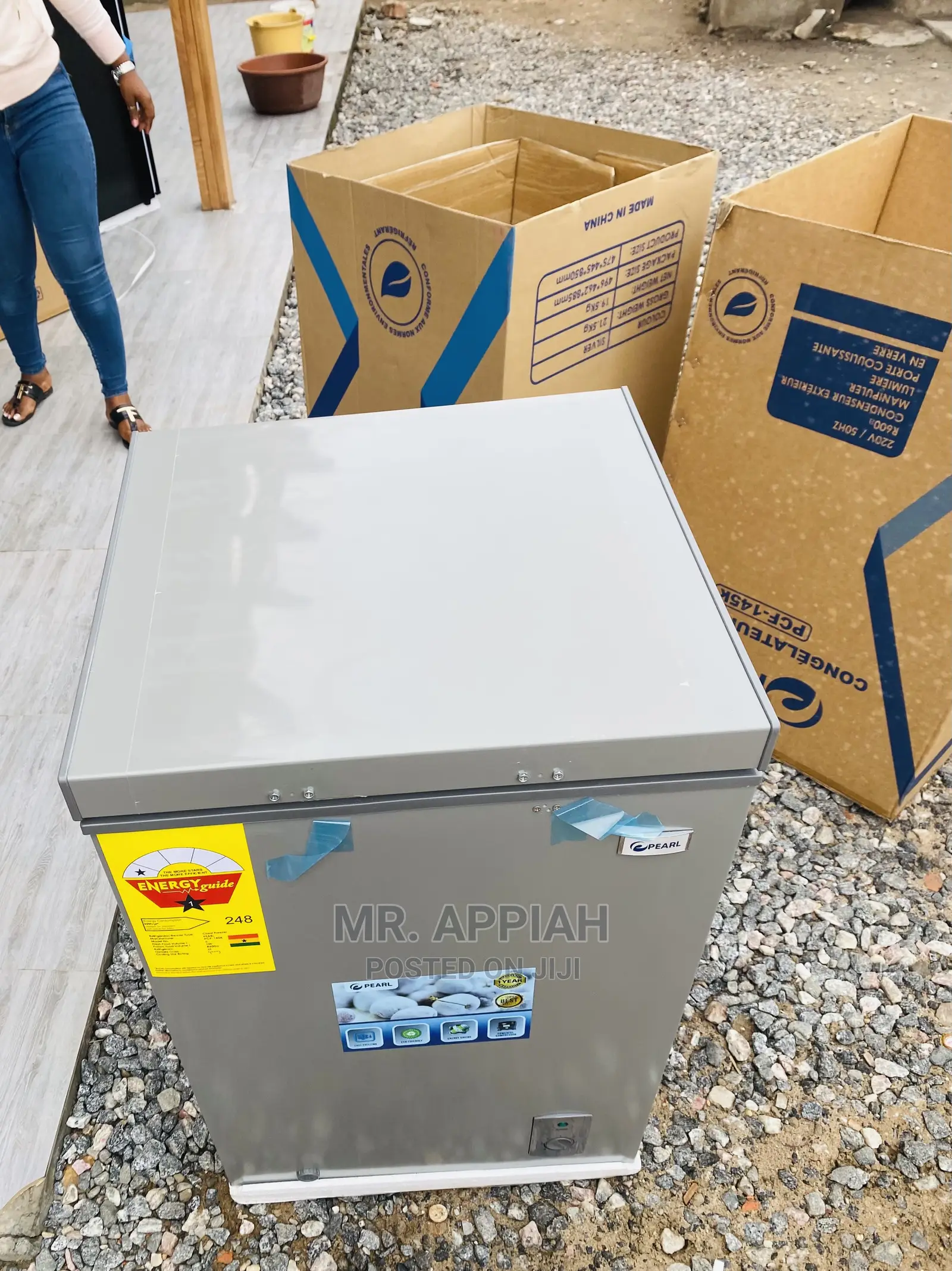 Anti-Rust Pearl PCF- Chest Freezer Available(100L).