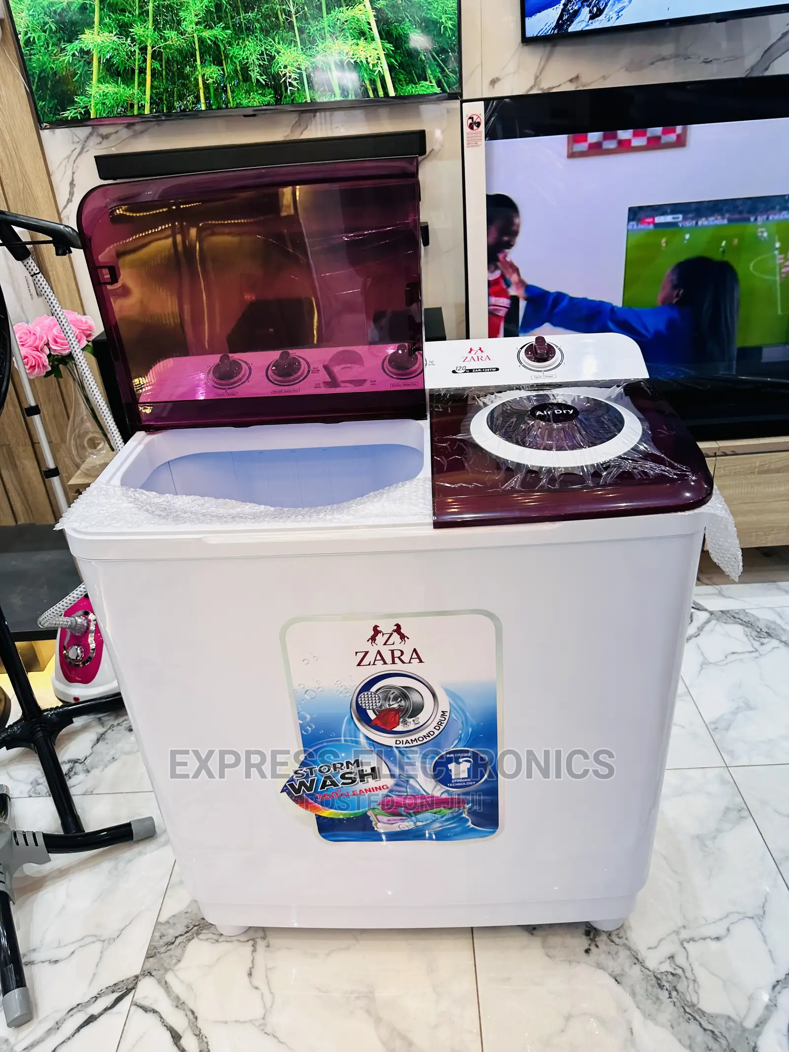 Lovely  Sleek Topload Zara 12kg Washing Machine Twintub