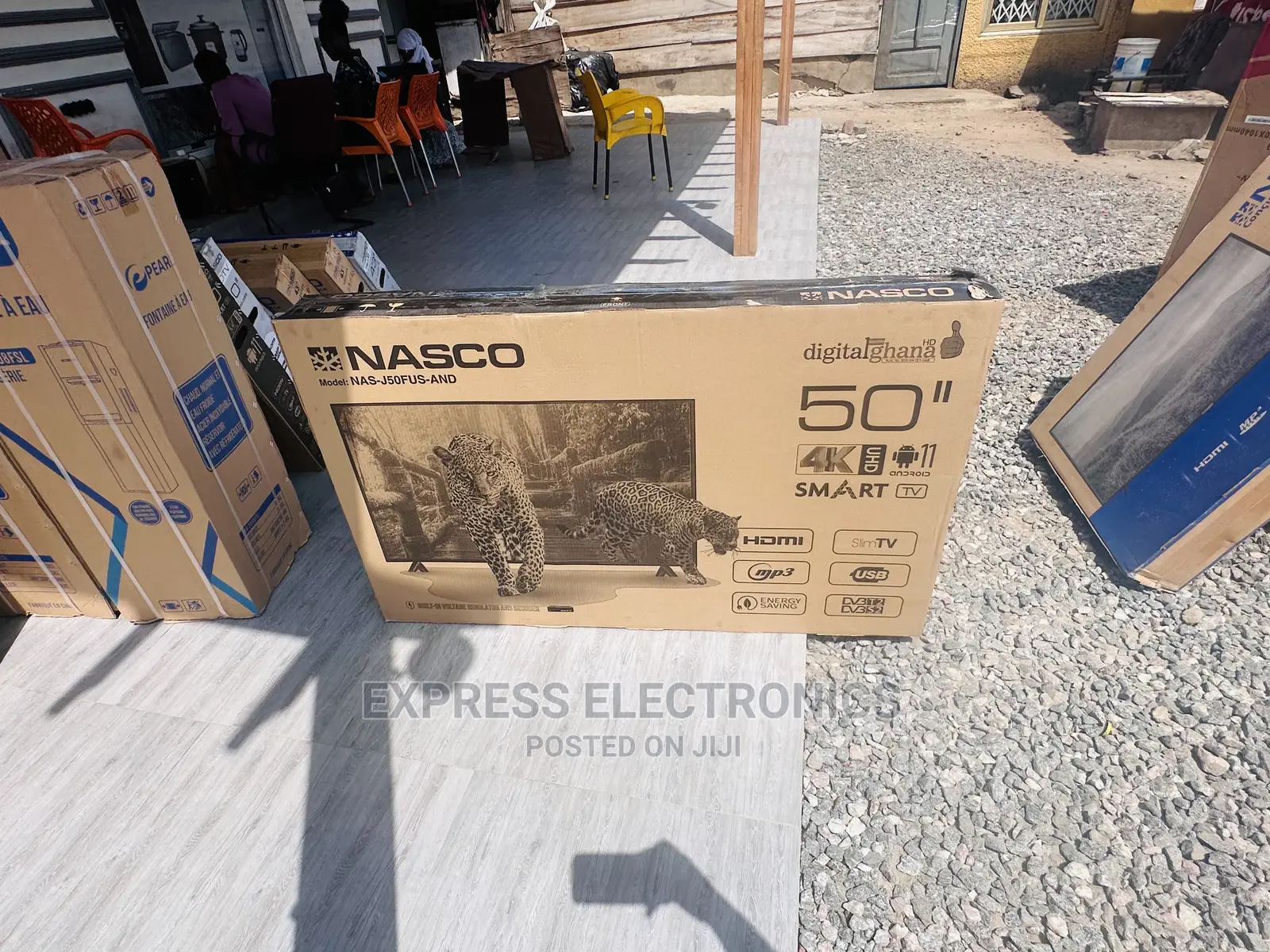 Astonish Sleek Smart Android UHD Tv Nasco 50”