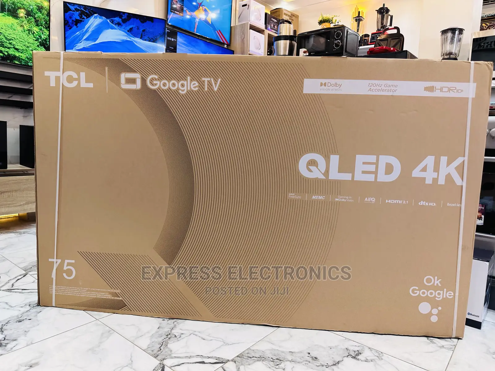 Lovely  New TCL QLED UHD Smart Android 75”C645