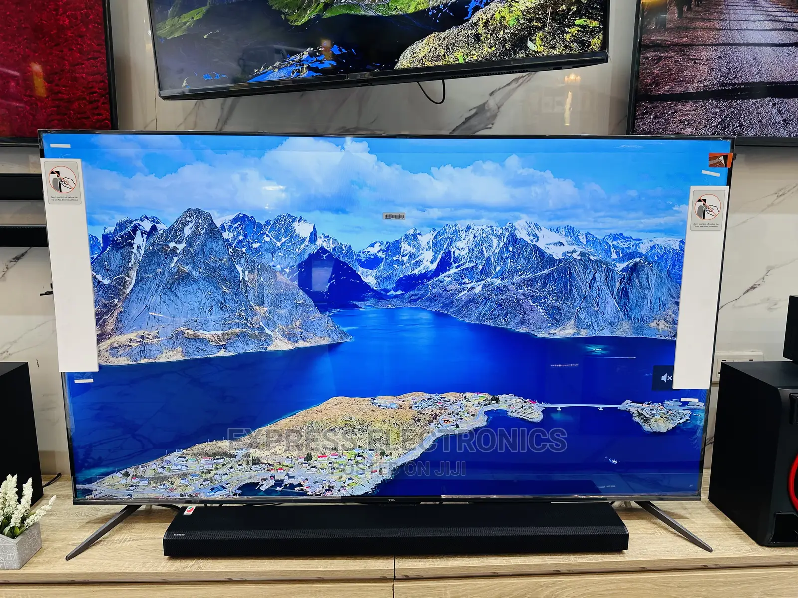 Adaptive Sound Quality QLED UHD Android TCL 65”C645 Tv