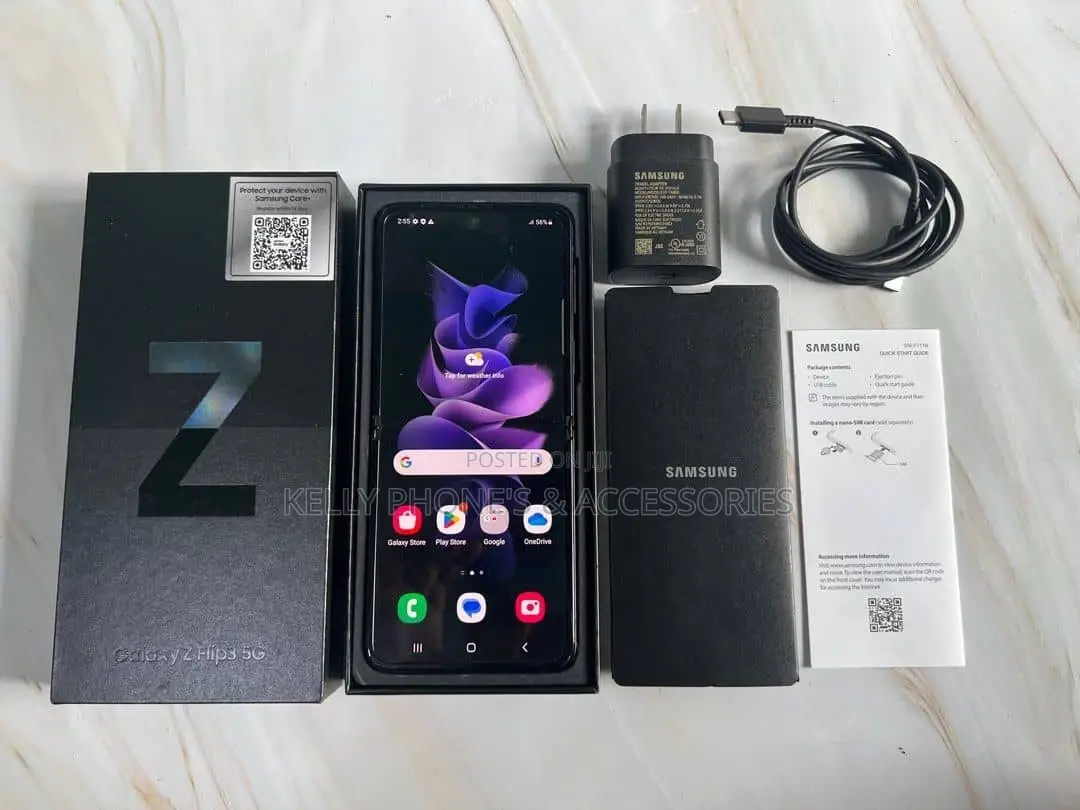 New Samsung Galaxy Z Flip 3 256 GB Black