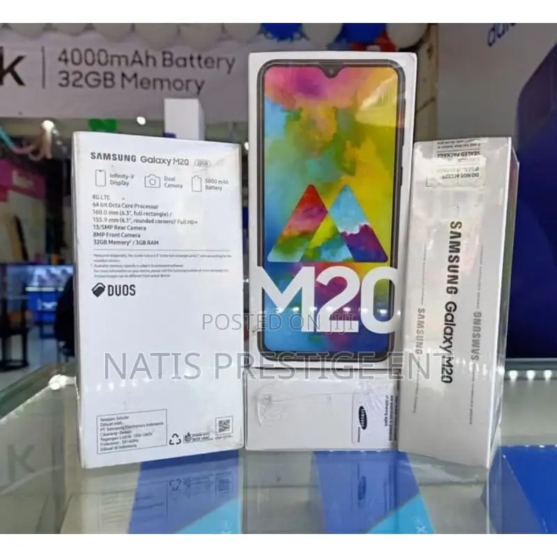 New Samsung Galaxy M20 64 GB Black