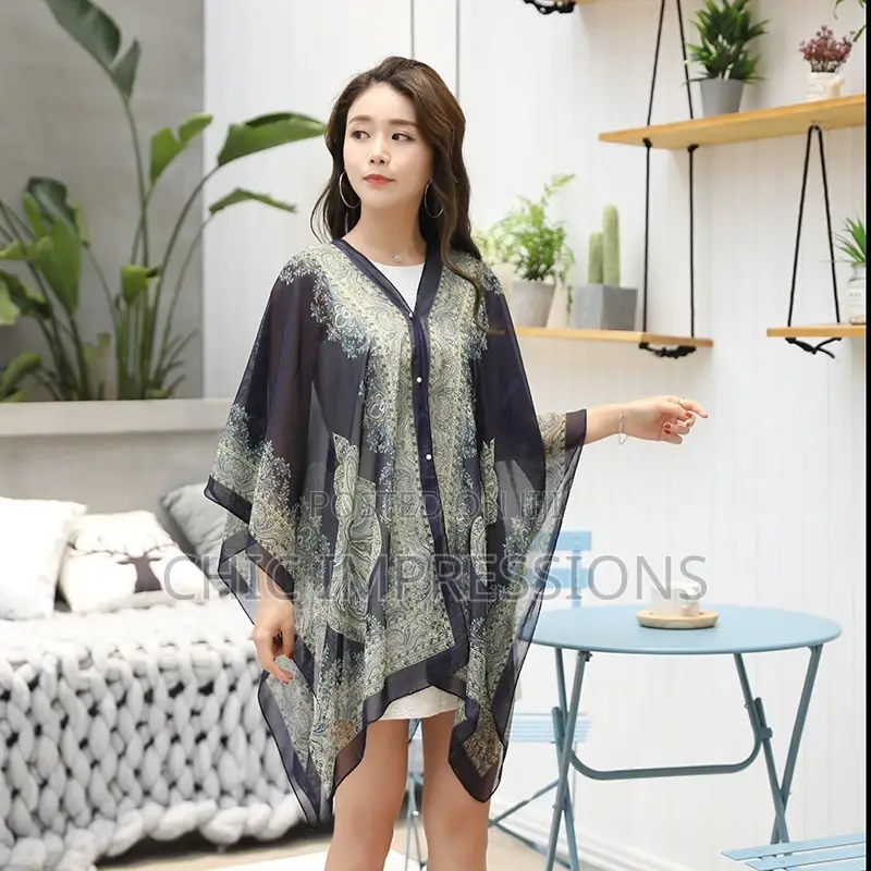 Summer Chiffon Shawl Beach Dress