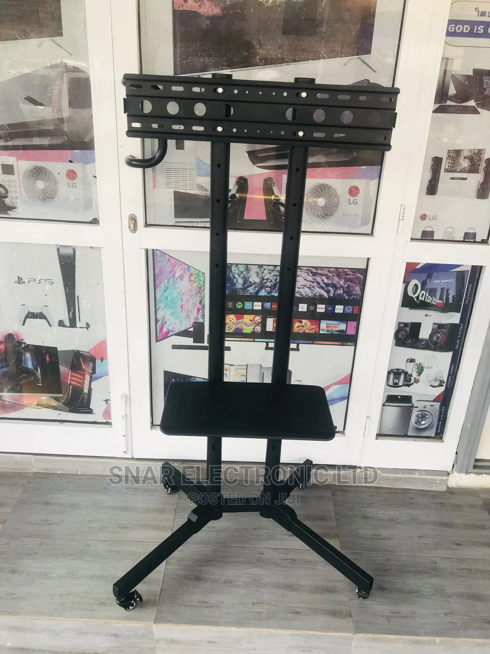 Mobile Rolling TV Mount Cart