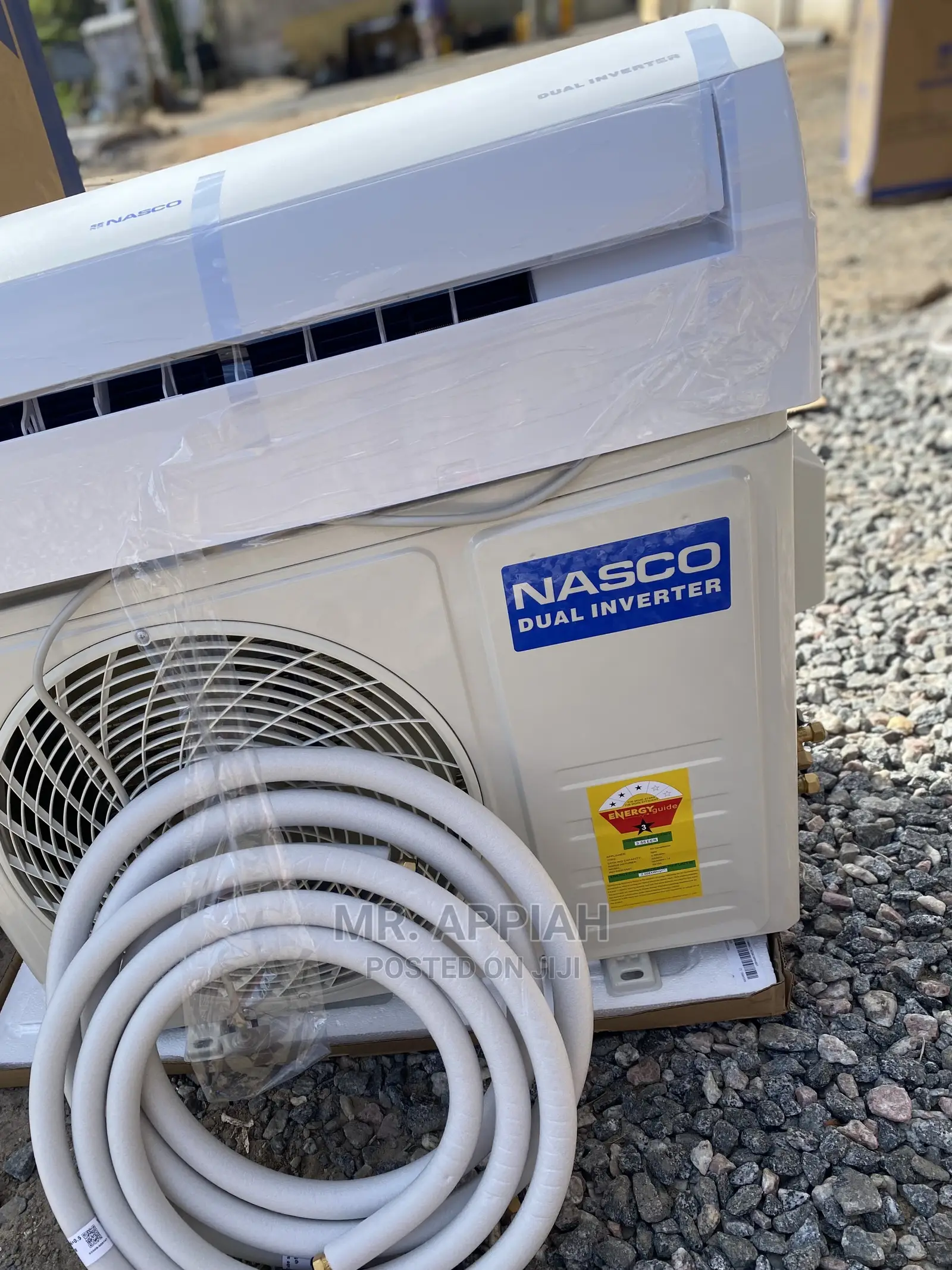Purchase Nasco 1.5 DUAL INVERTER AC From 10gig(White) 