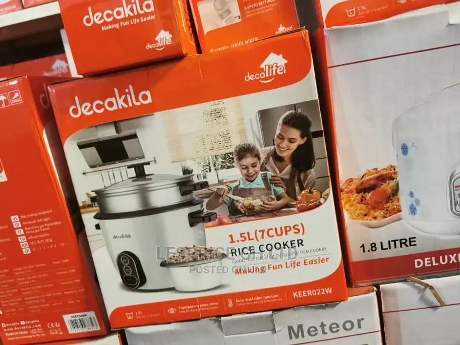 Decakila 1.5L Rice Cooker~ Stainless