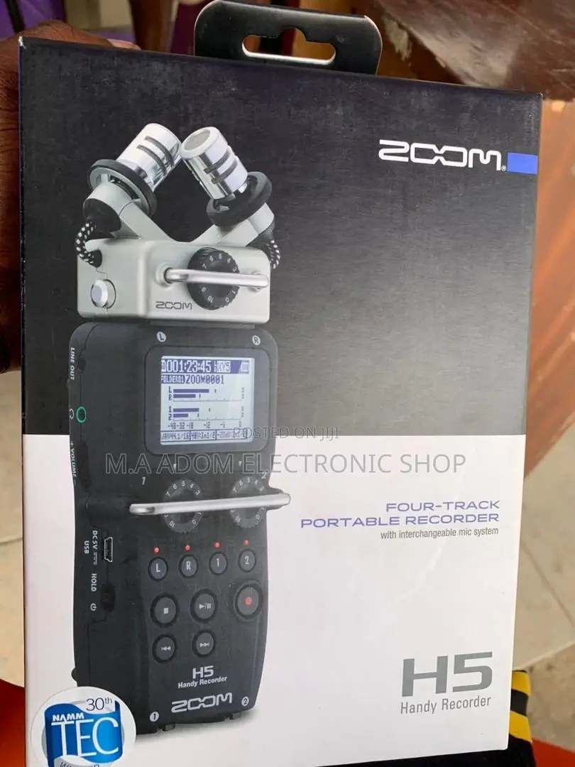 New Zoom H5 4-Track Portable Recorder