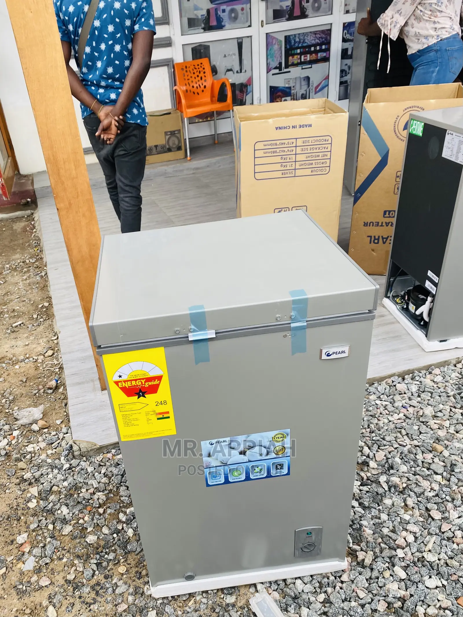 Original Pearl PCF- Single Door Freezer(100ltr).