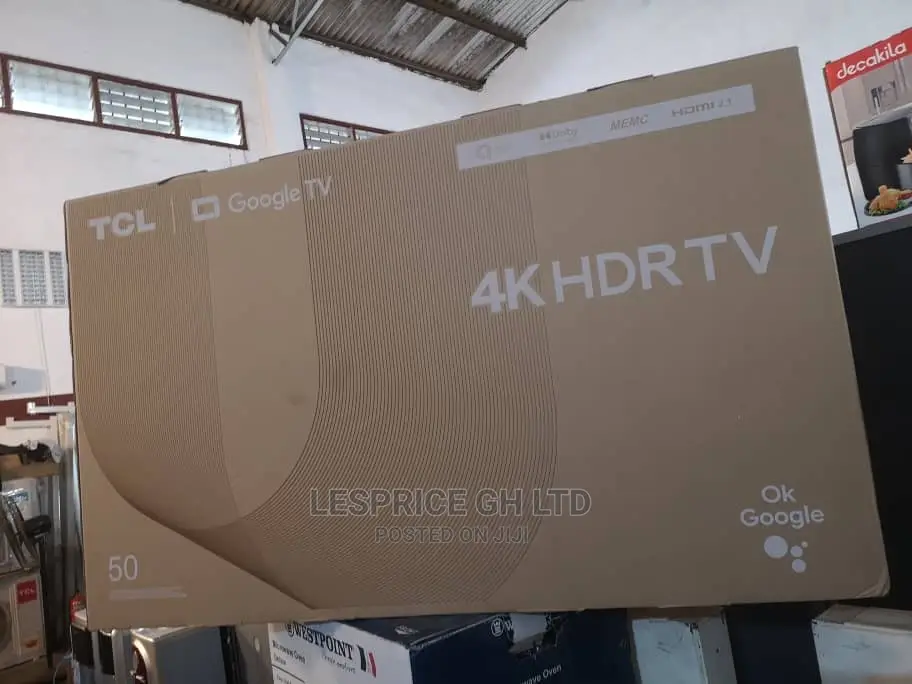 TCL 50” Android HDRTV Ok Google New Model
