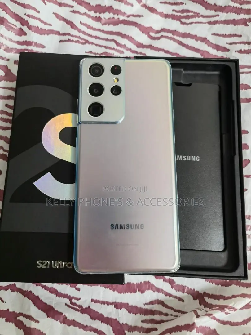 New Samsung Galaxy S21 Ultra 5G 128 GB Silver