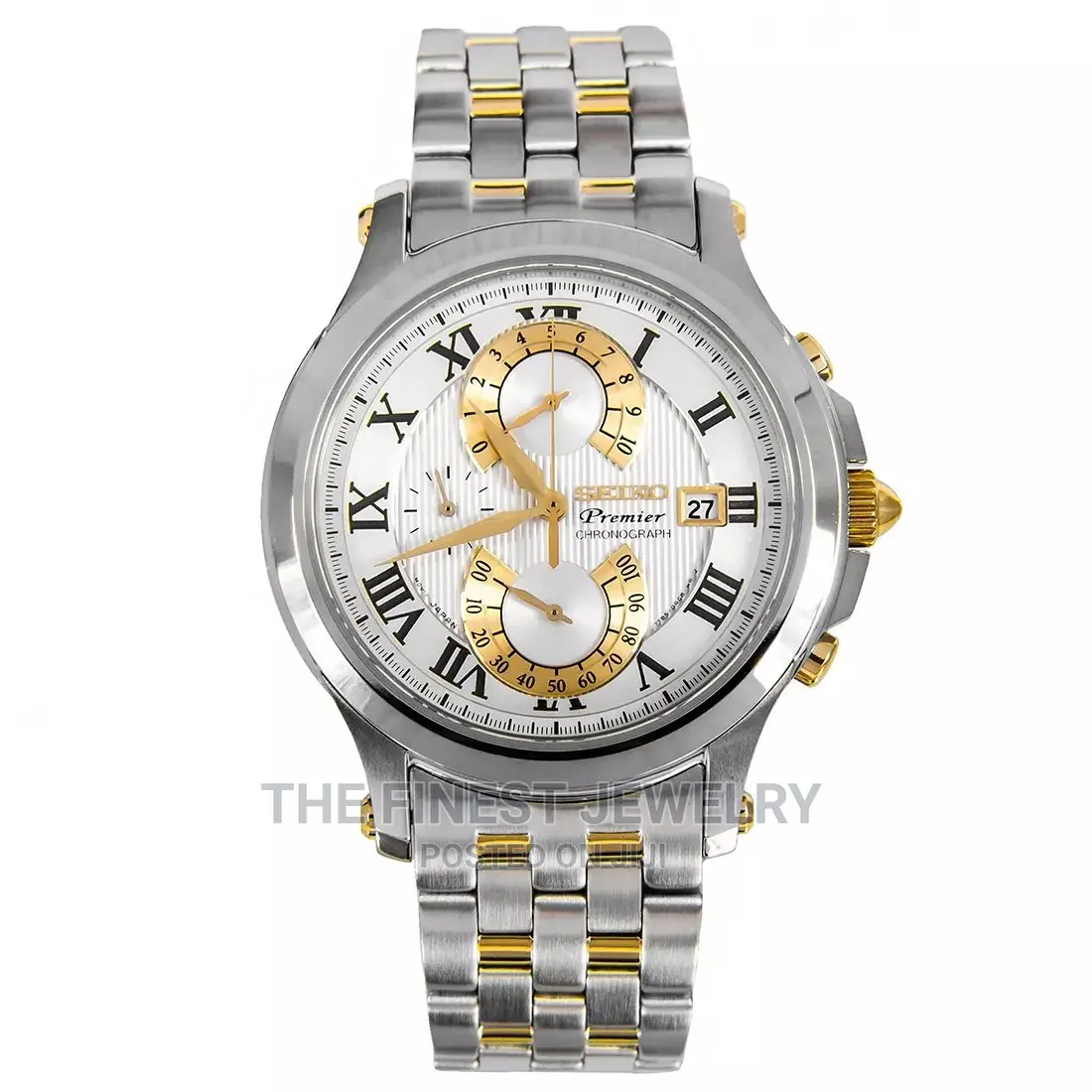 Seiko Double Spc068 Goldretrograde Premier