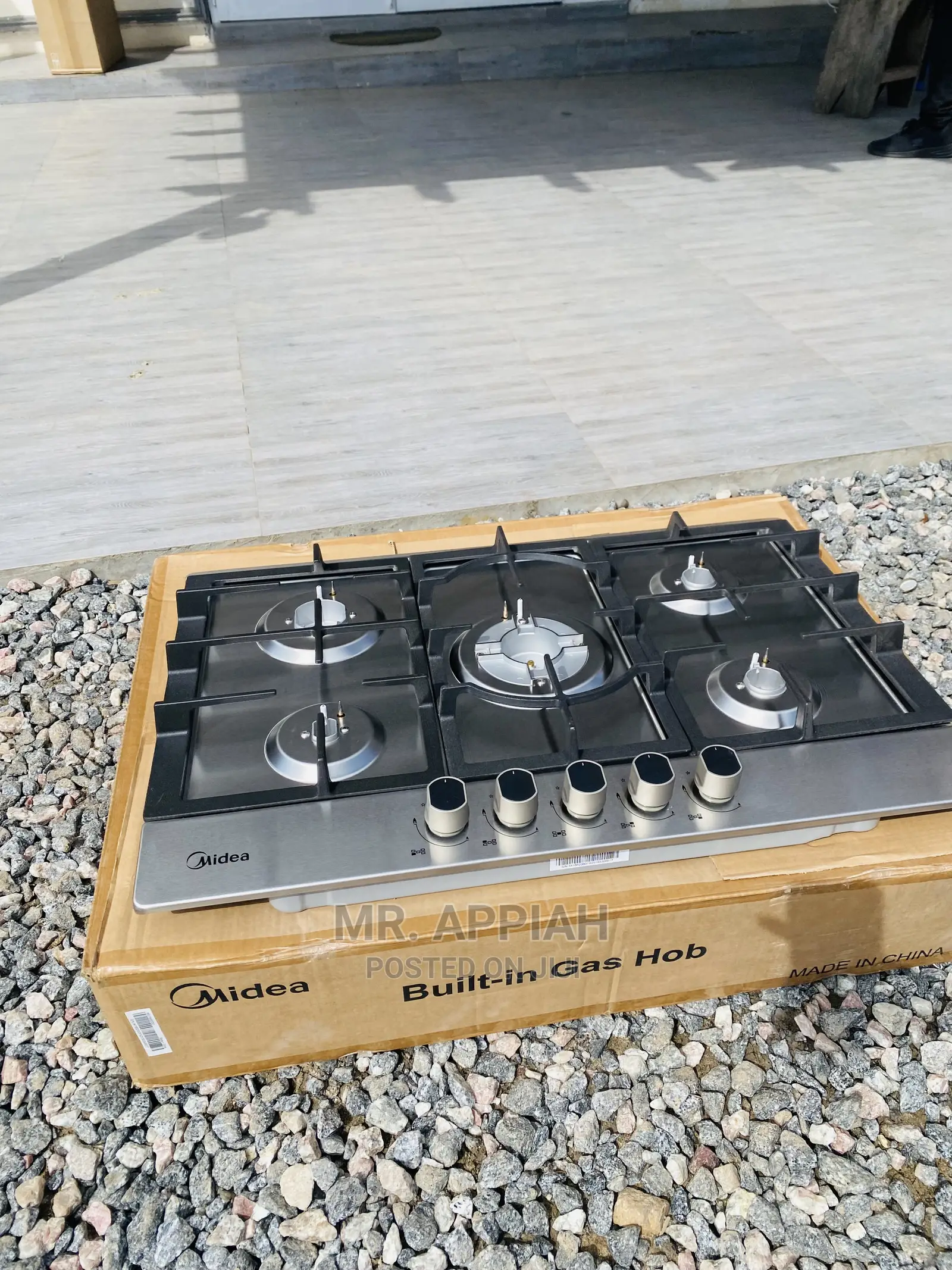 Purchase 75G50ME Midea 75cm 5 Gas Hob From 10gig(Gray).