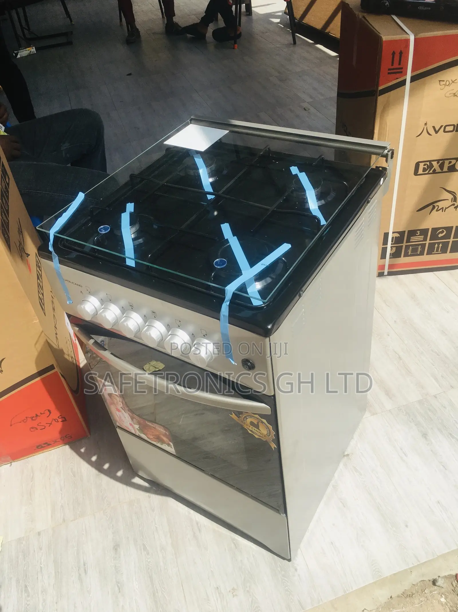 Brand New 50x55 Volcano Gas Oven With Grill 4 Gas