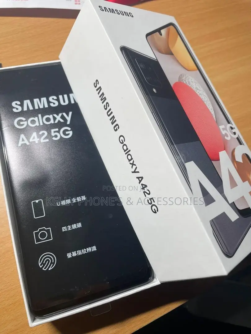 New Samsung Galaxy A42 5G 128 GB Black
