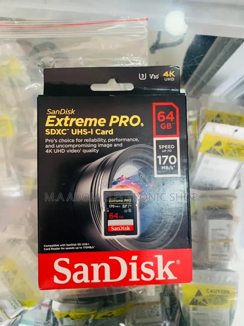 Newest Sandisk 64GB Extreme PRO