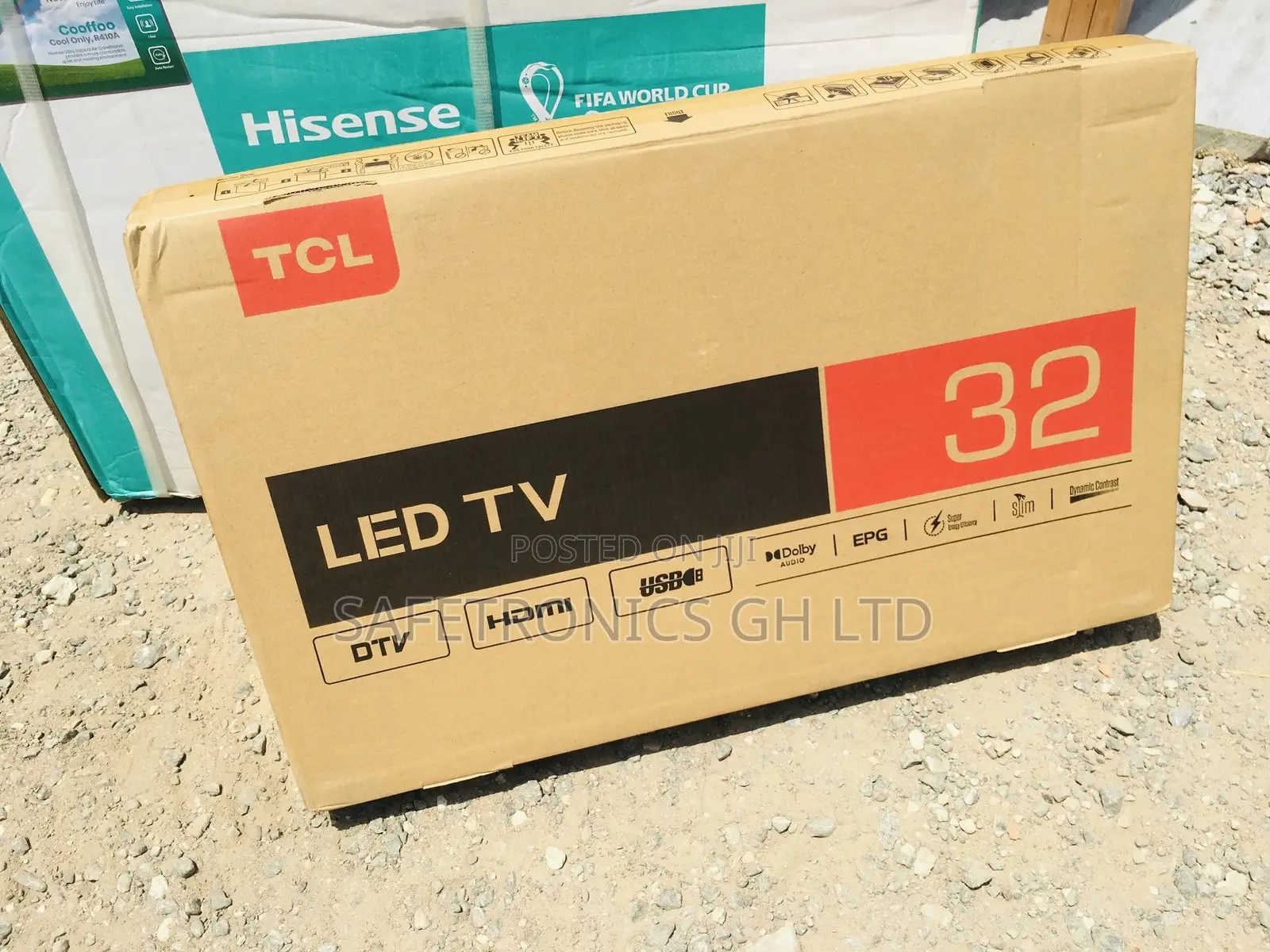 D3200 32 Inches Glossy TCL LED Tv Available
